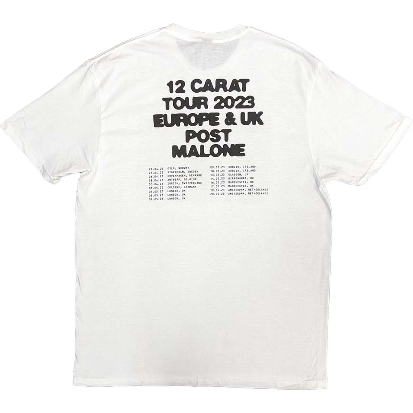 Post Malone T Shirt - Inflatable Butterfly 2023 Tour