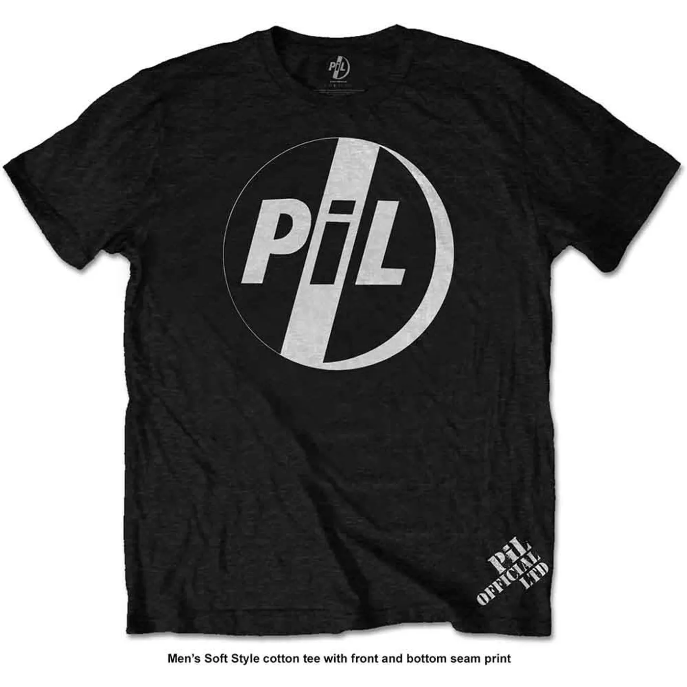 Public Image Ltd. T Shirt - White Logo