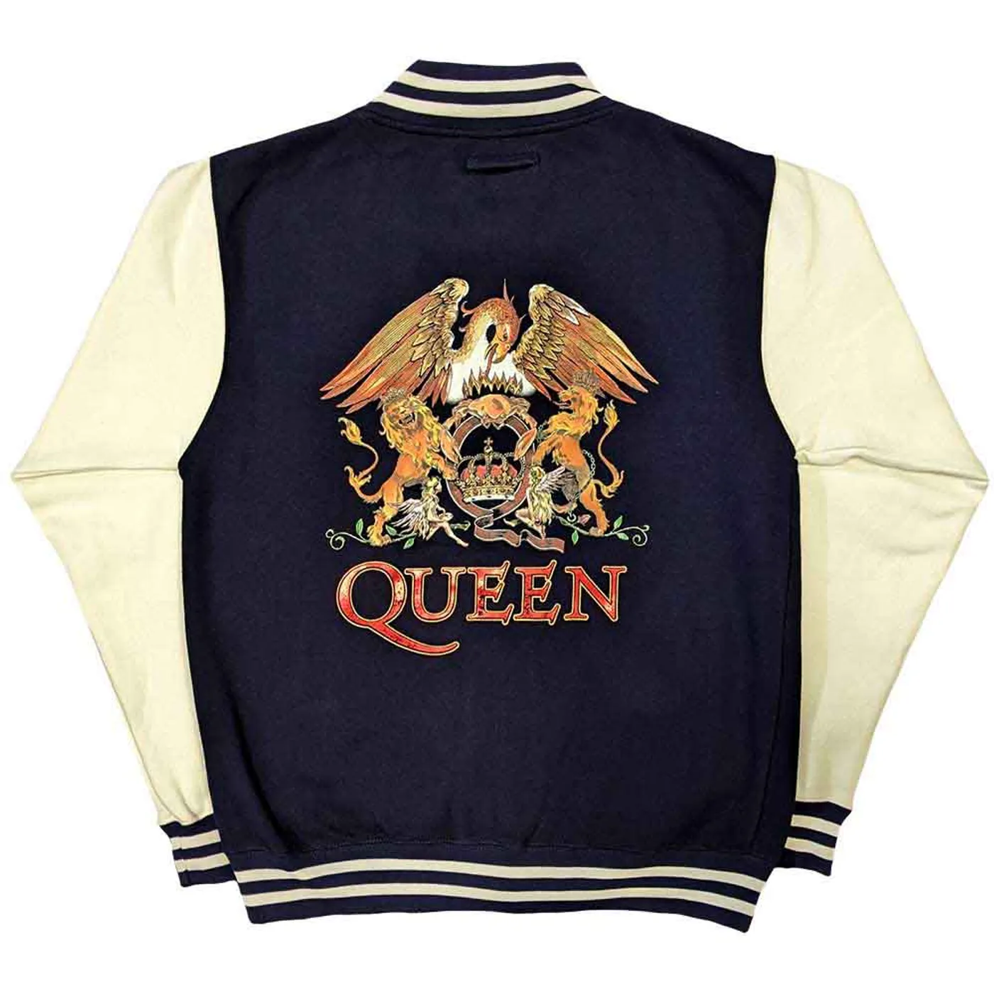 Queen Varsity Jacket - White Crest