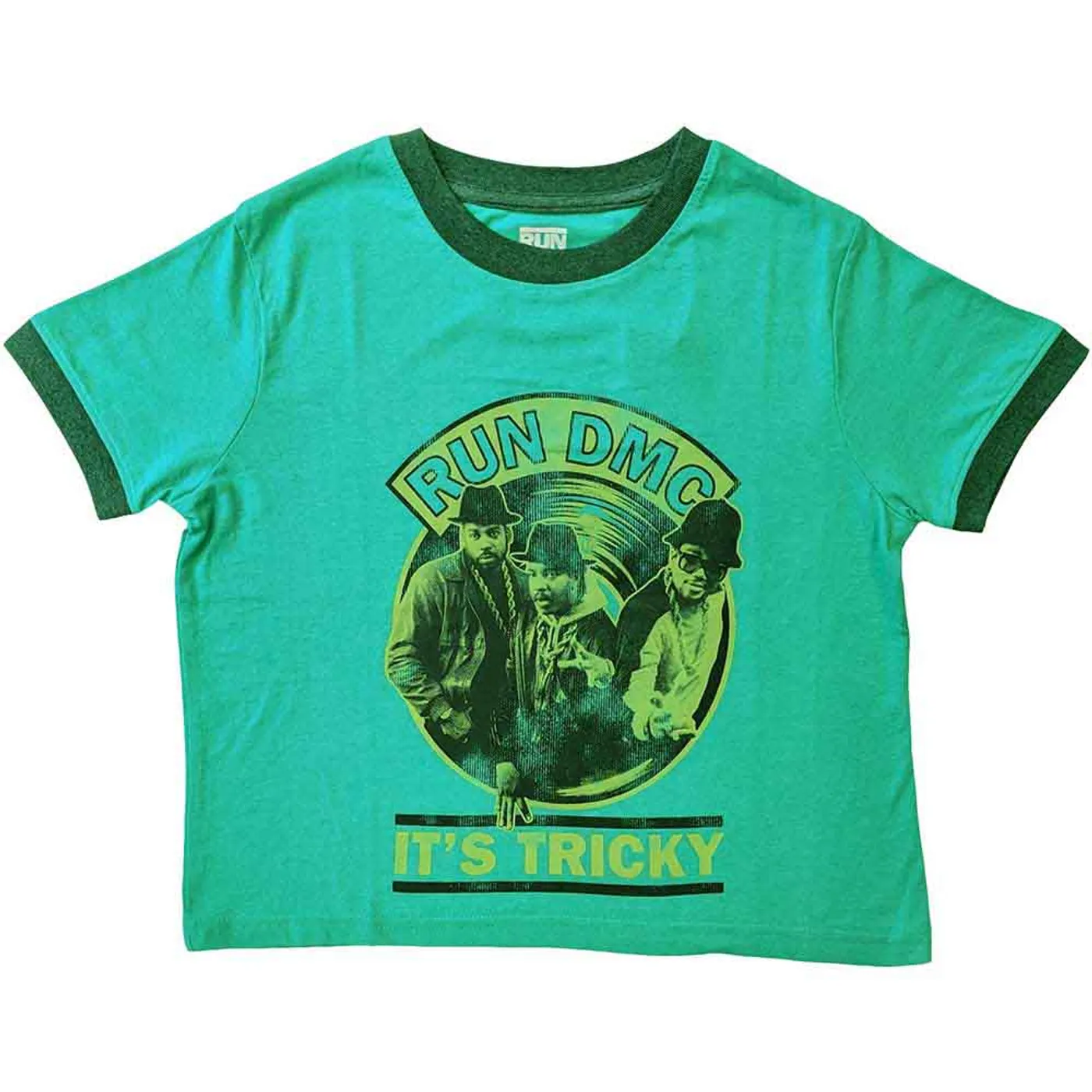 Run DMC Woman's T Shirt - Its Tricky Record Vtge Ringer