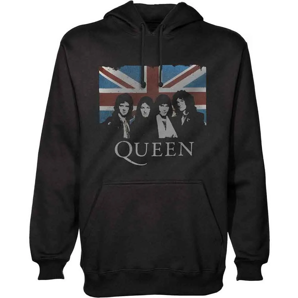Pullover Hoodie - Vtge Union Jack