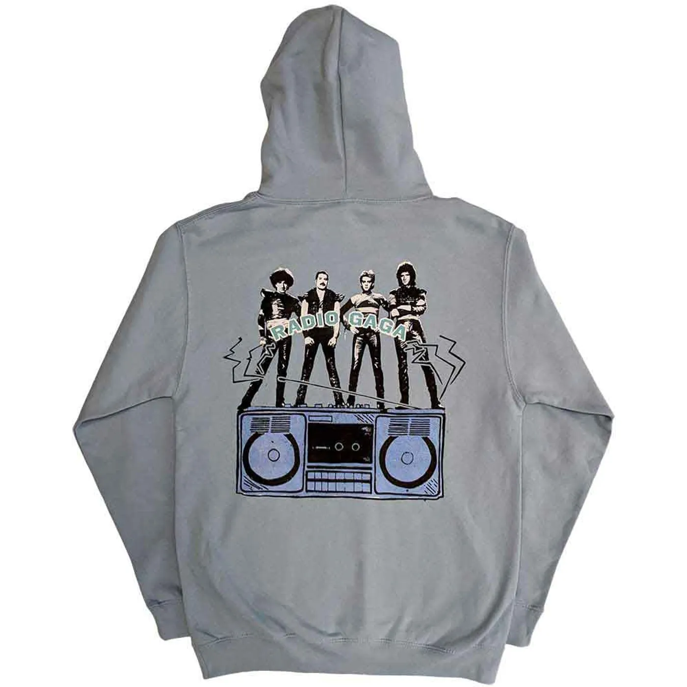 Queen Pullover Hoodie - Radio Ga Ga Back