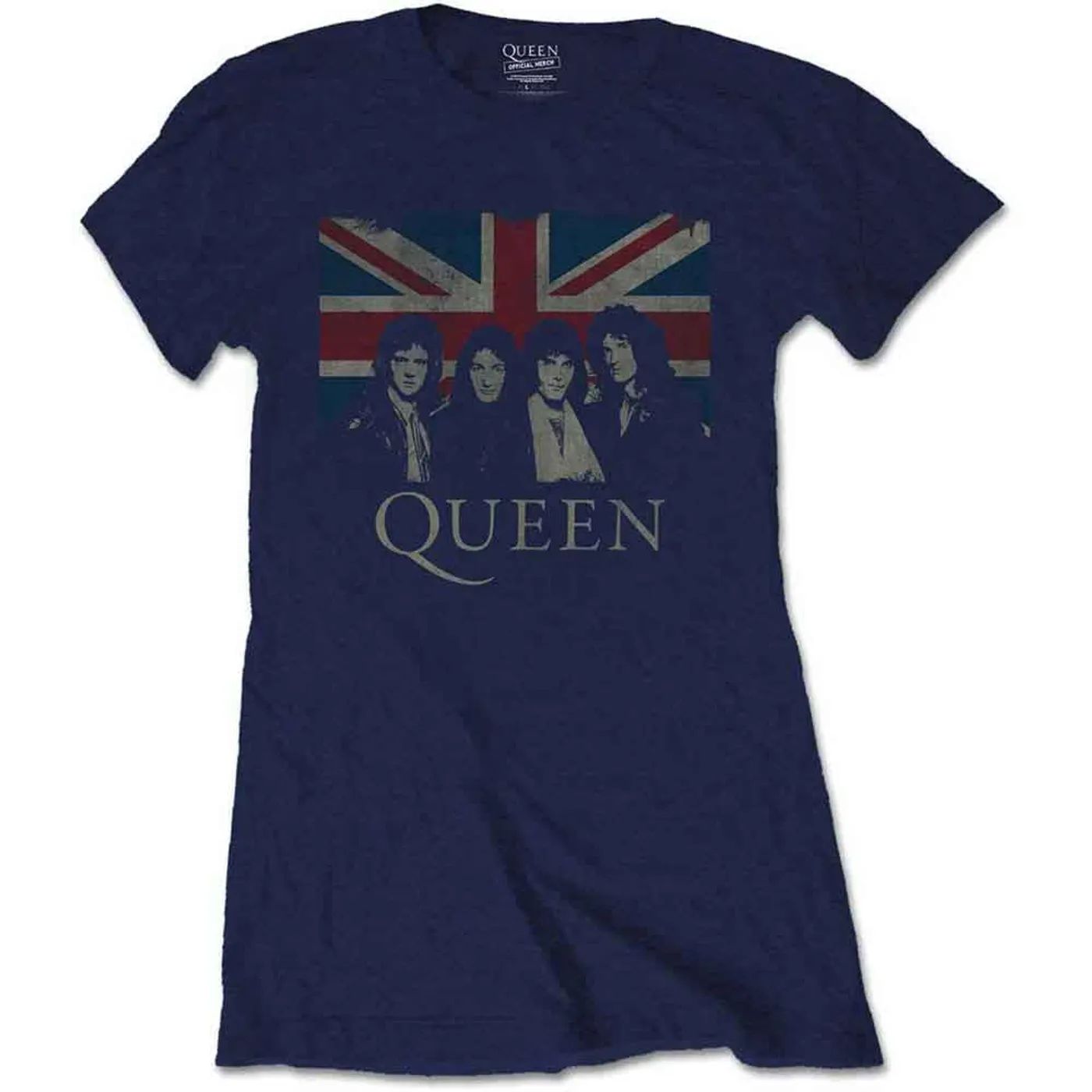 Queen Woman's T Shirt - Vtge Union Jack