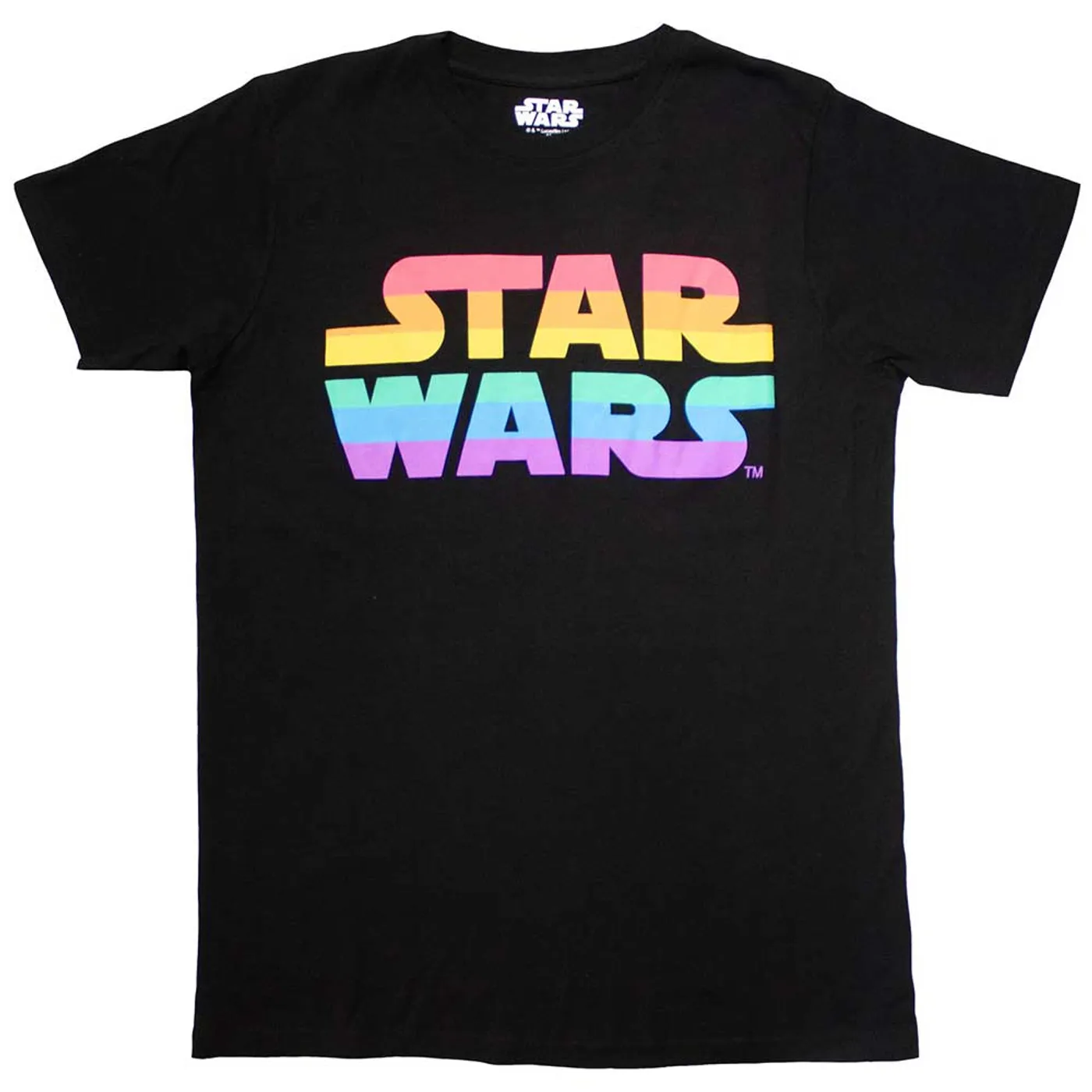 Star Wars T Shirt - Rainbow Logo