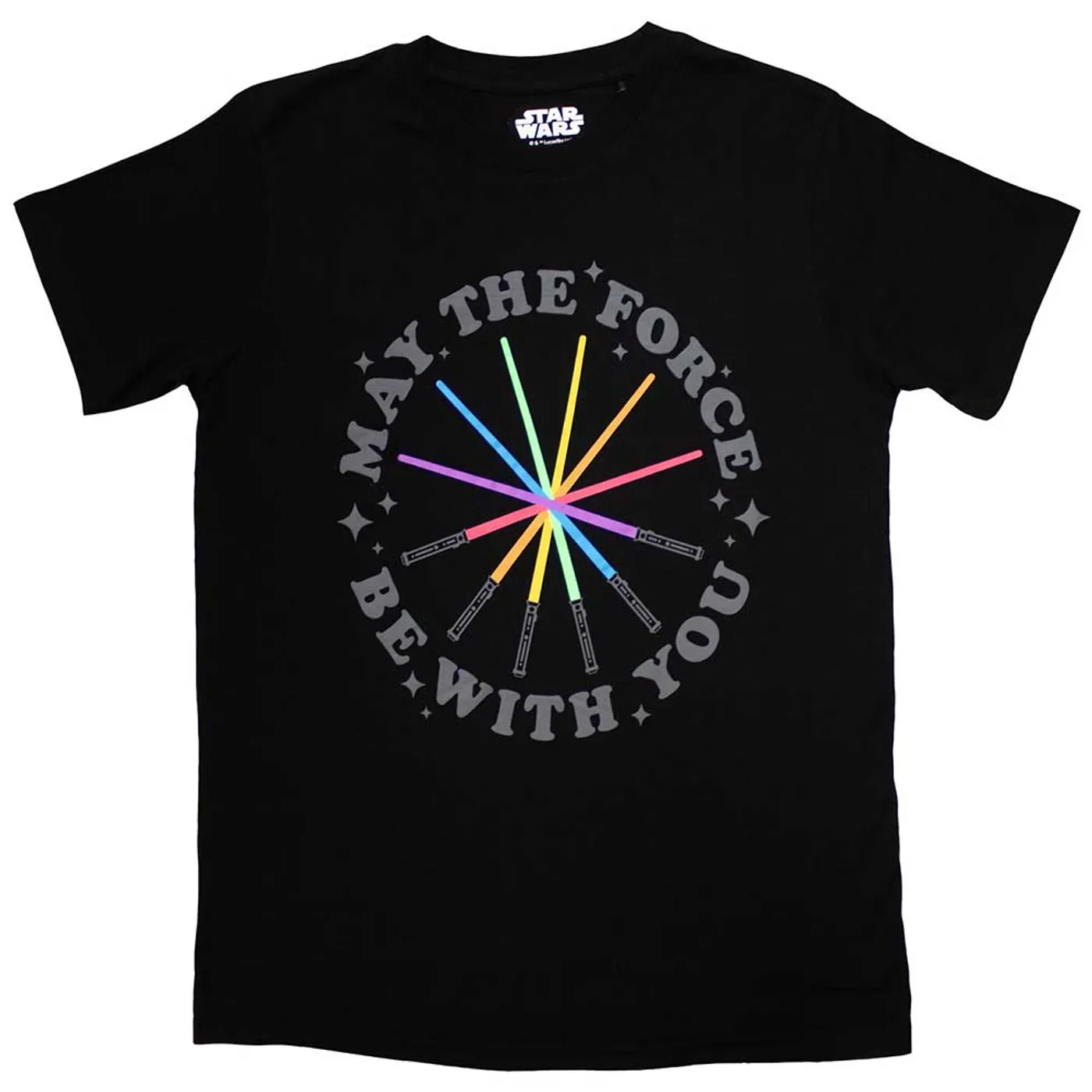 Star Wars T Shirt - Rainbow Sabers