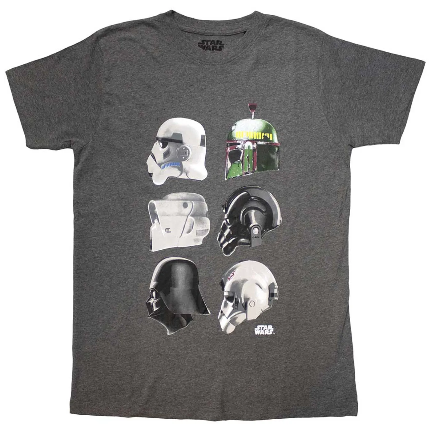 Star Wars T Shirt - Helmet Profiles