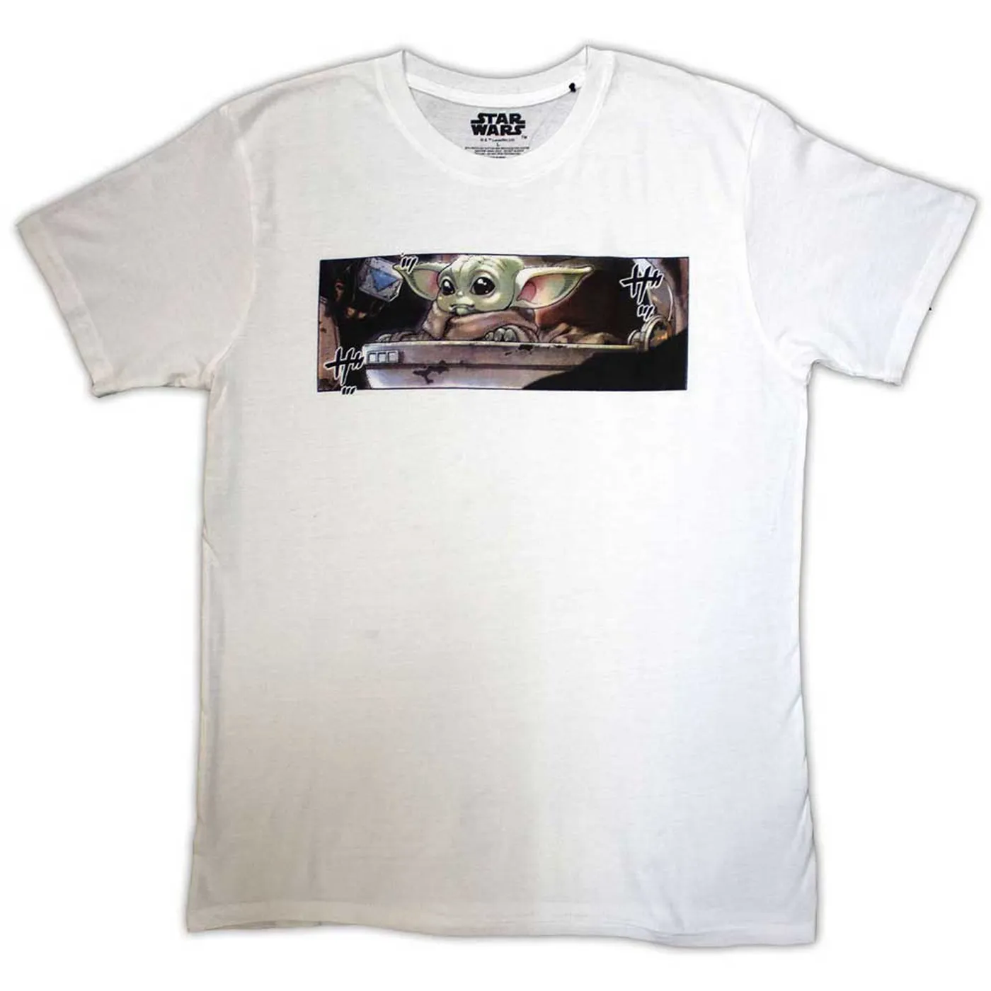 Star Wars T Shirt - The Mandalorian Grogu Frame