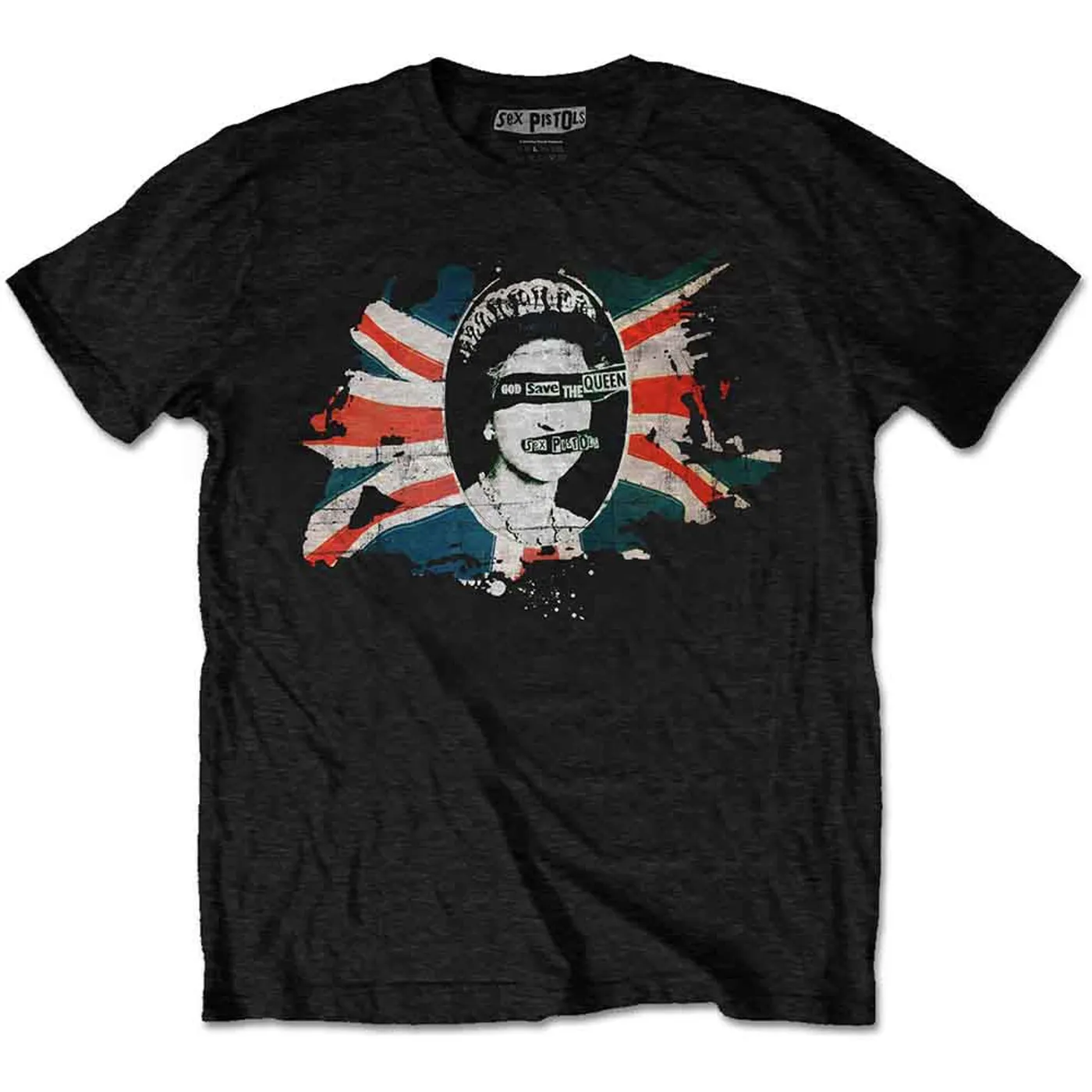 Sex Pistols T Shirt - God Save The Queen Flag
