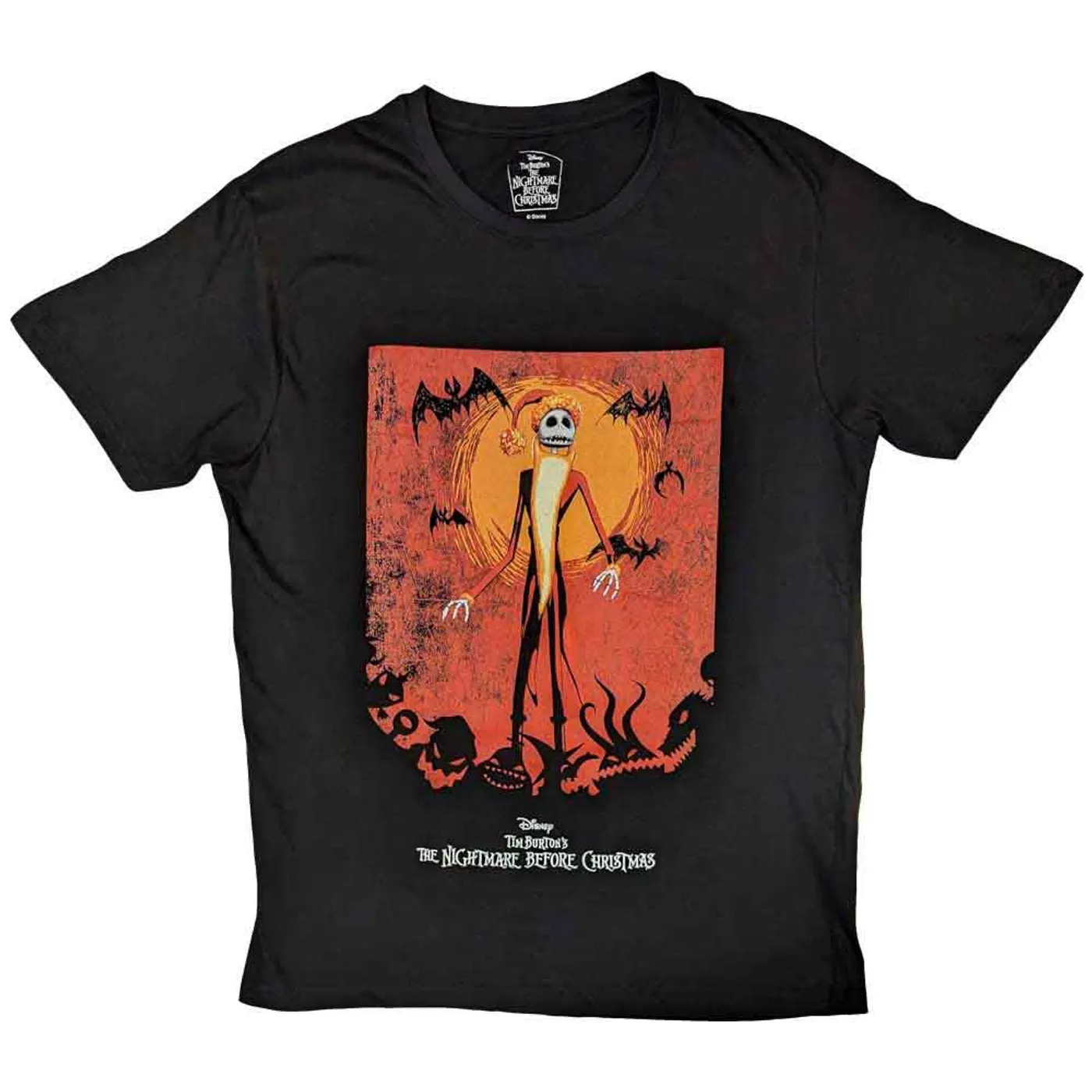Disney T Shirt - Jack Orange Sun & Logo