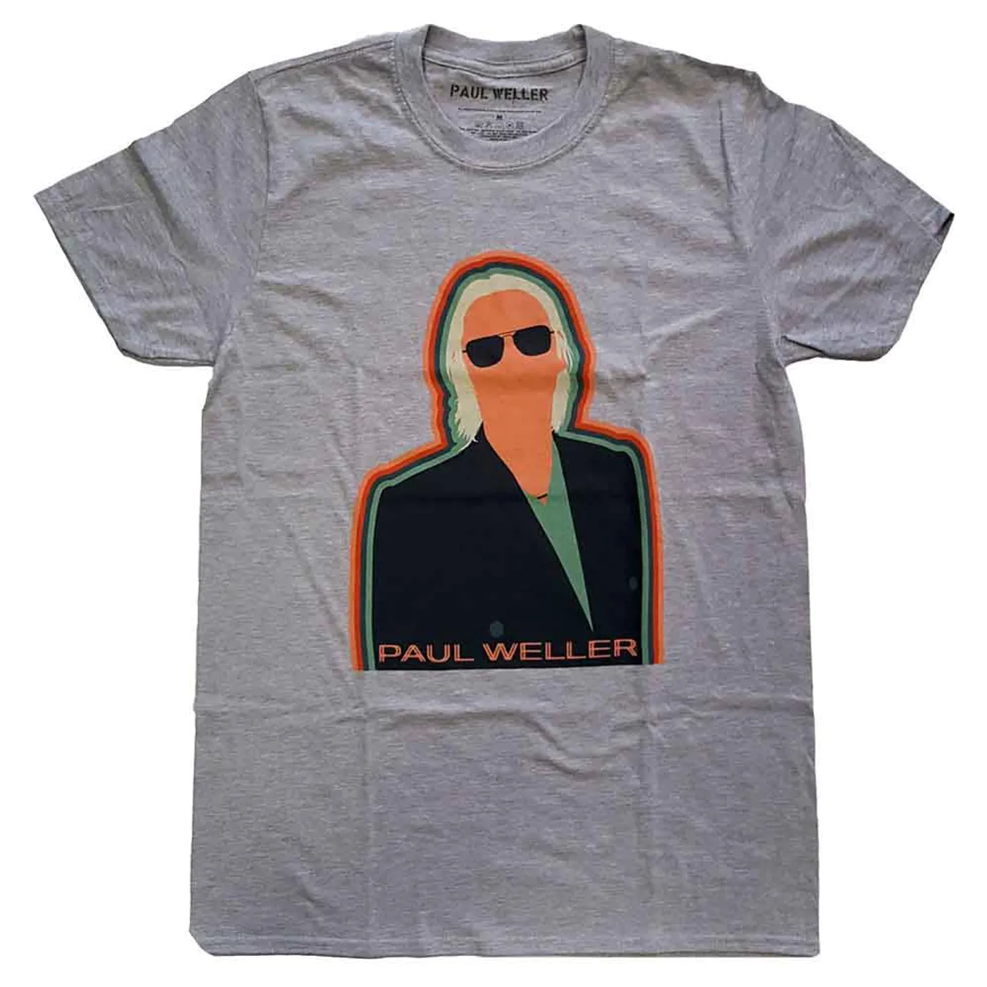 Paul Weller T Shirt - Illustration Keylines