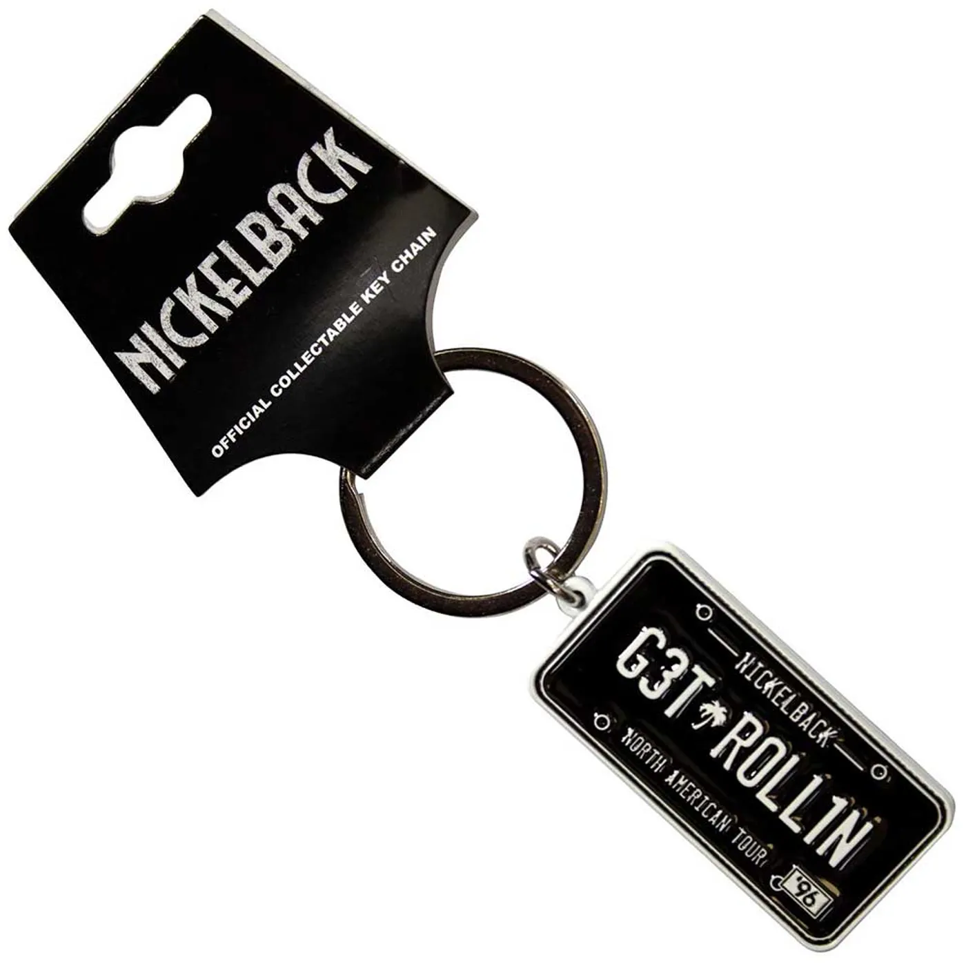 Nickelback Standard Keychains - License Plate
