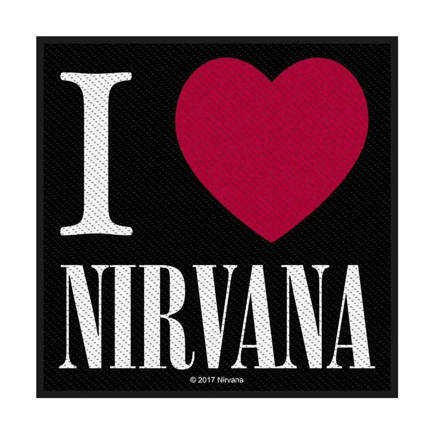 Nirvana Patches - Woven Sew On - I Love Nirvana