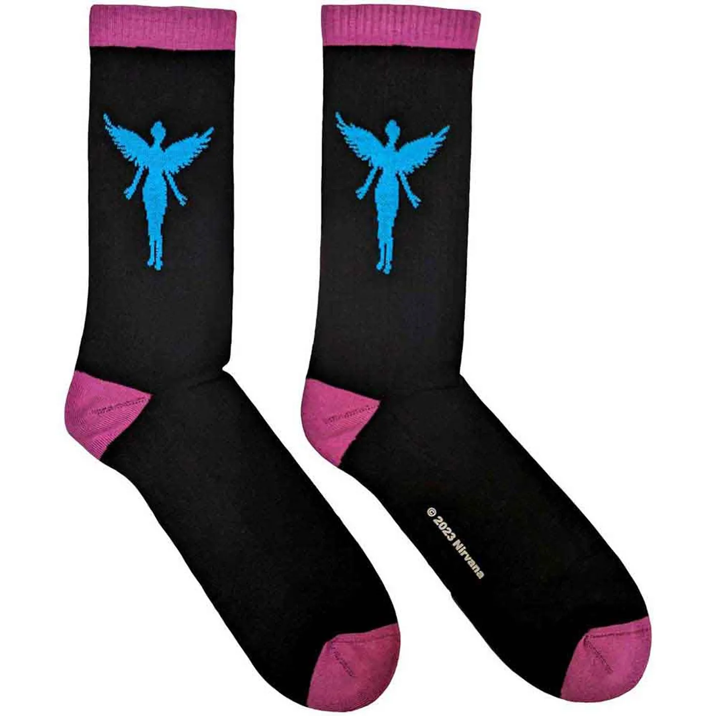 Nirvana Ankle Socks - In Utero Blue Angel