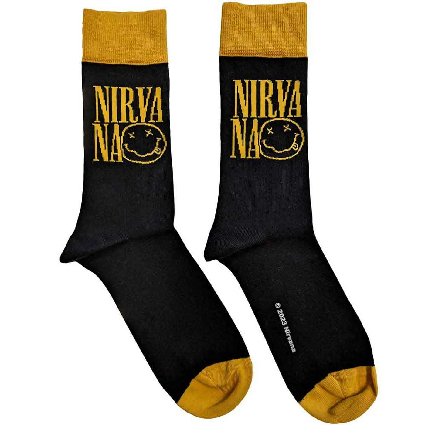 Nirvana Ankle Socks - Logo Stacked