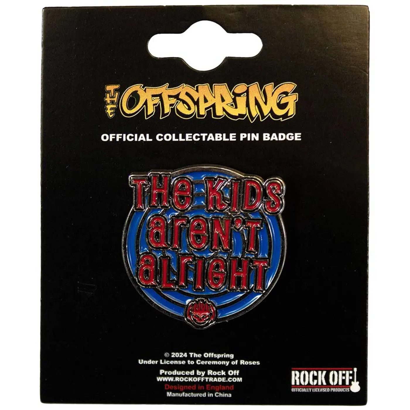 The Offspring Pin Badge - The Kids Aren't Alright