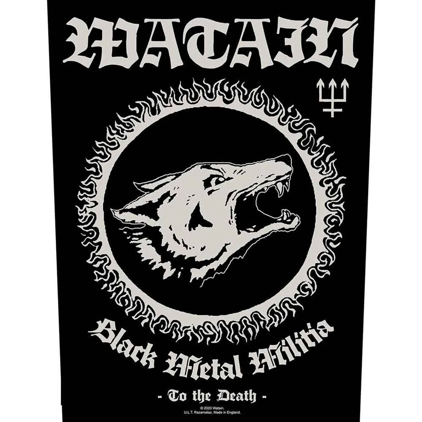 Watain Patches - Woven Sew On - Black Metal Militia