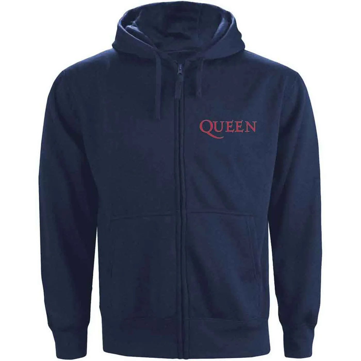 Queen Zip Hoodie - Classic Crest BackPrint