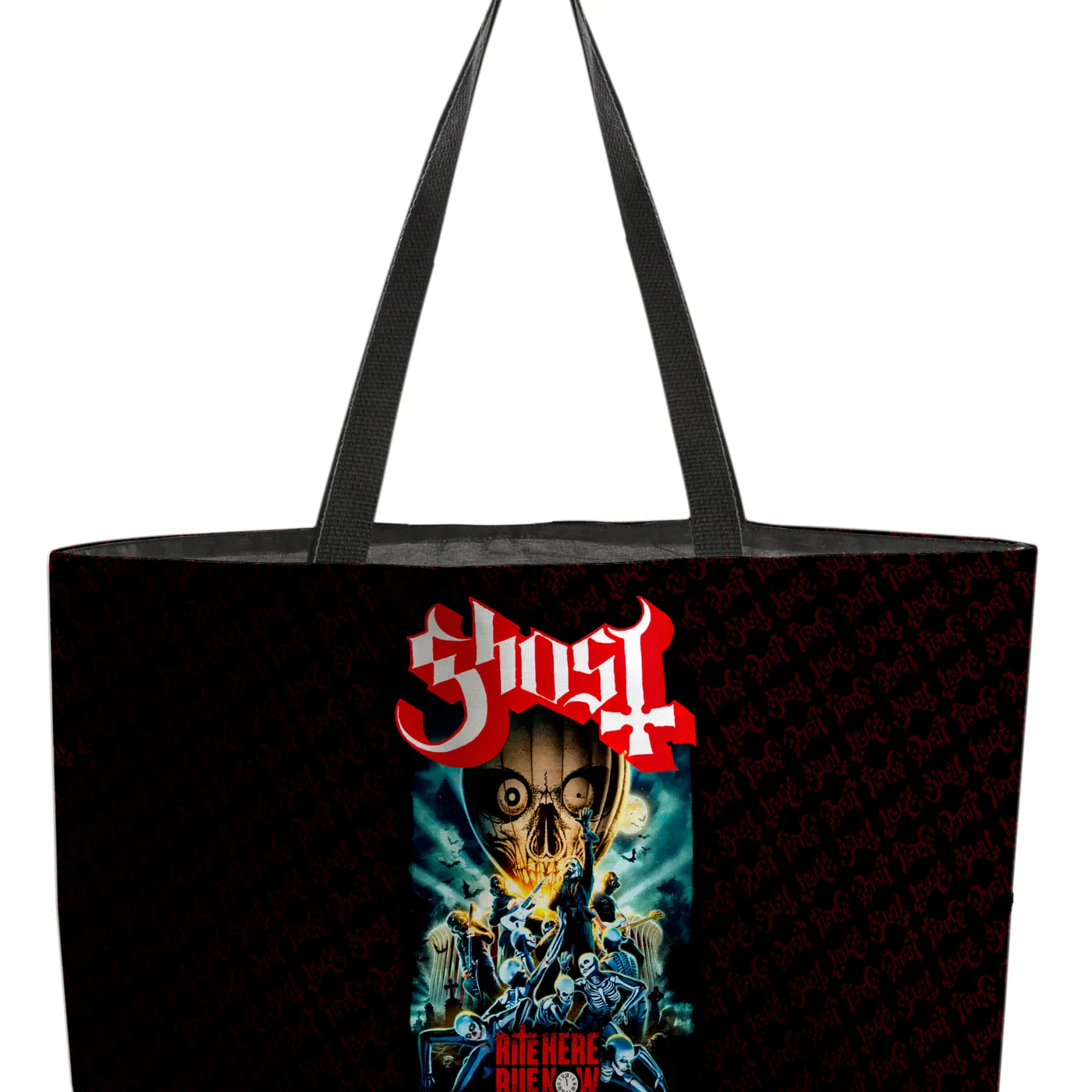 Rocksax Ghost Webbing Handled Shopper/Tote - Rite Here, Rite Now
