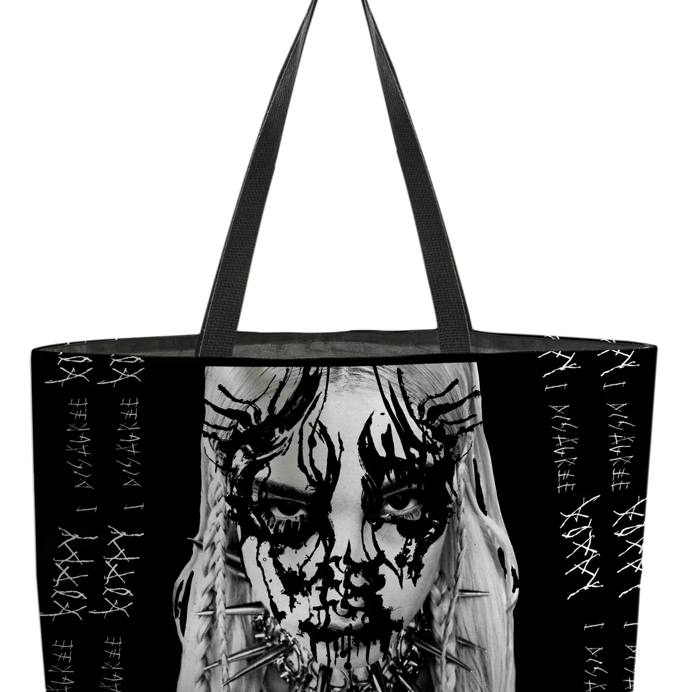 Rocksax Poppy Webbing Handled Tote/Shopper   - I Disagree