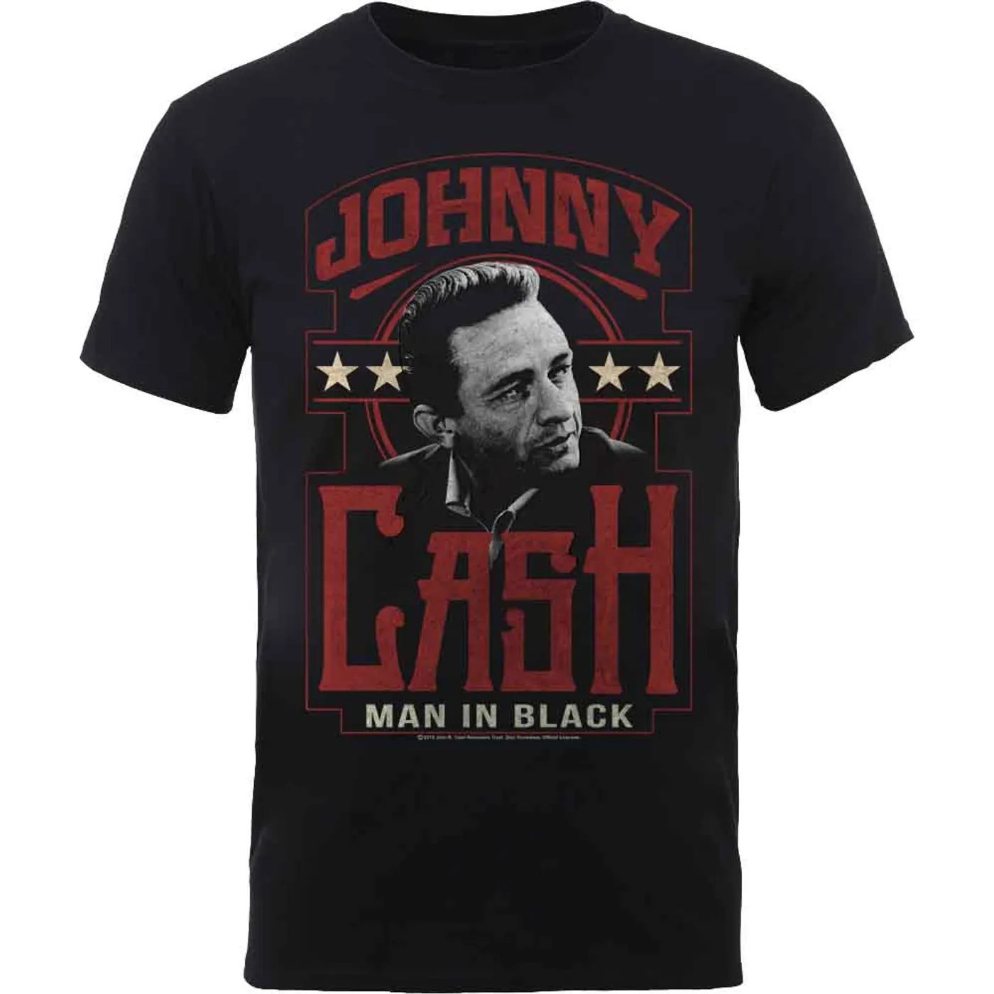 Johnny Cash T Shirt - Man In Black