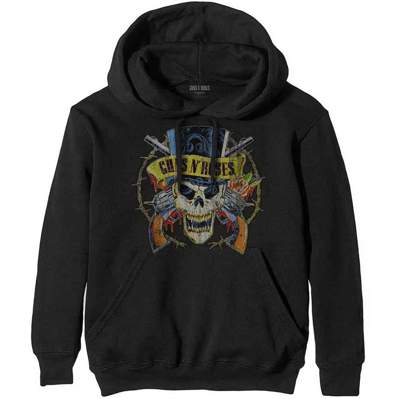 Guns N' Roses Pullover Hoodie - Top Hat