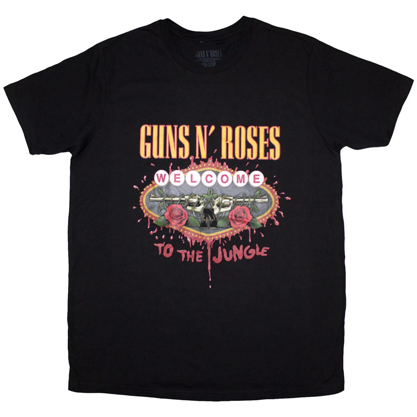 Guns N' Roses Women's T Shirt - Welcome To The Jungle LV