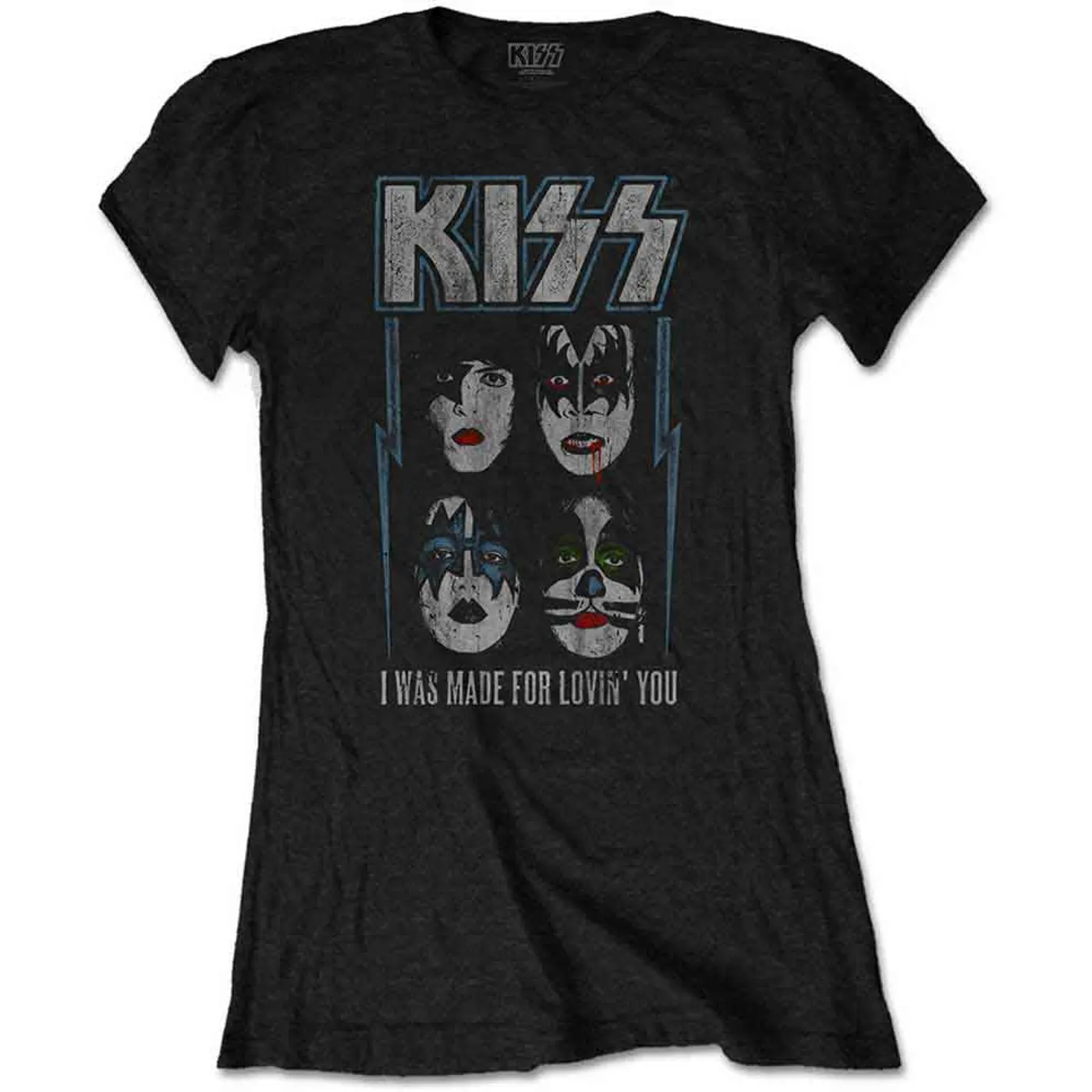 Kiss Women's T Shirt - Made For Lovin' You
