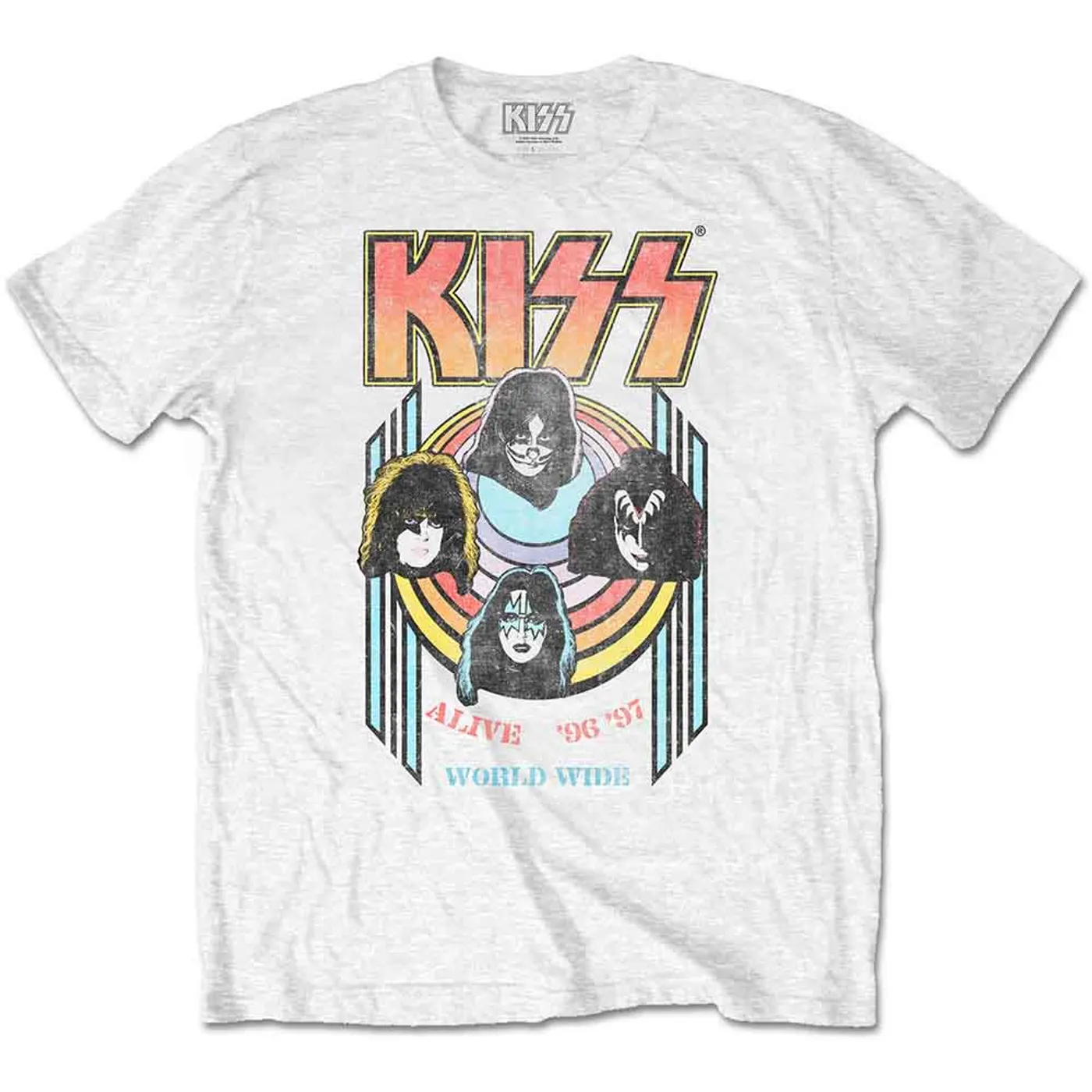 Kiss T Shirt - World Wide