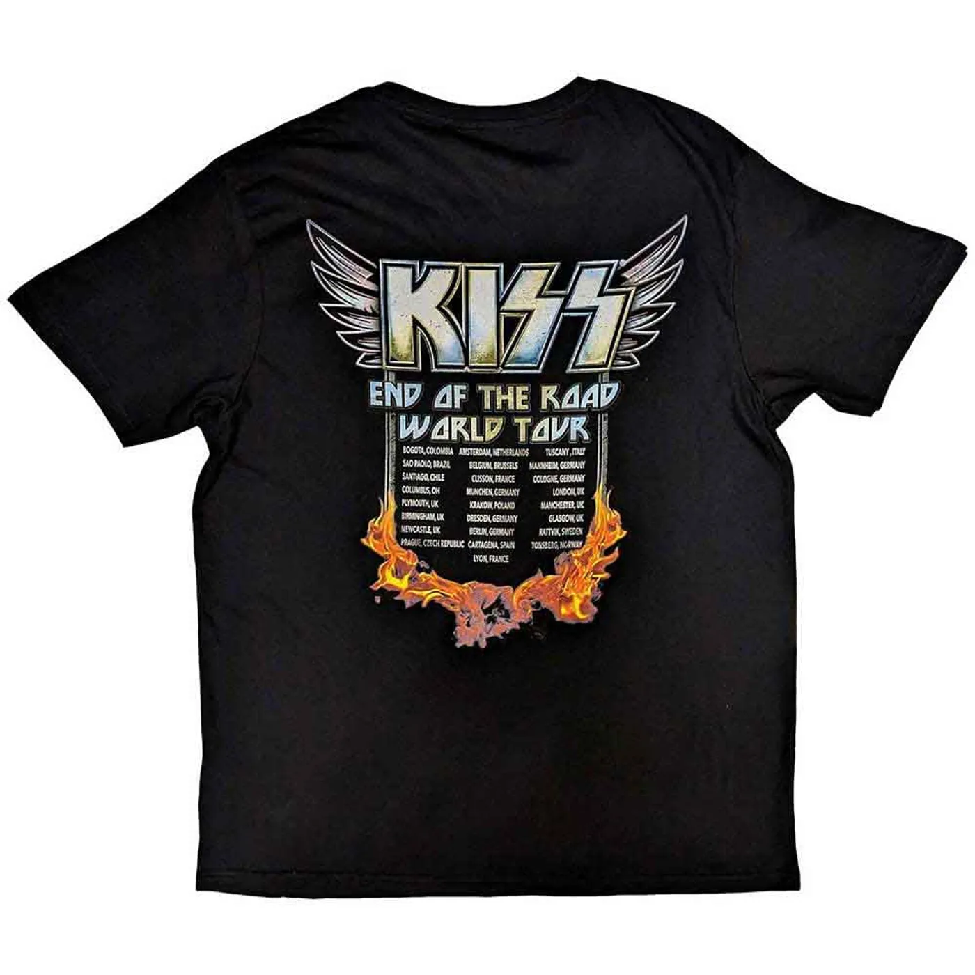 Kiss T Shirt - End Of The Road Wings