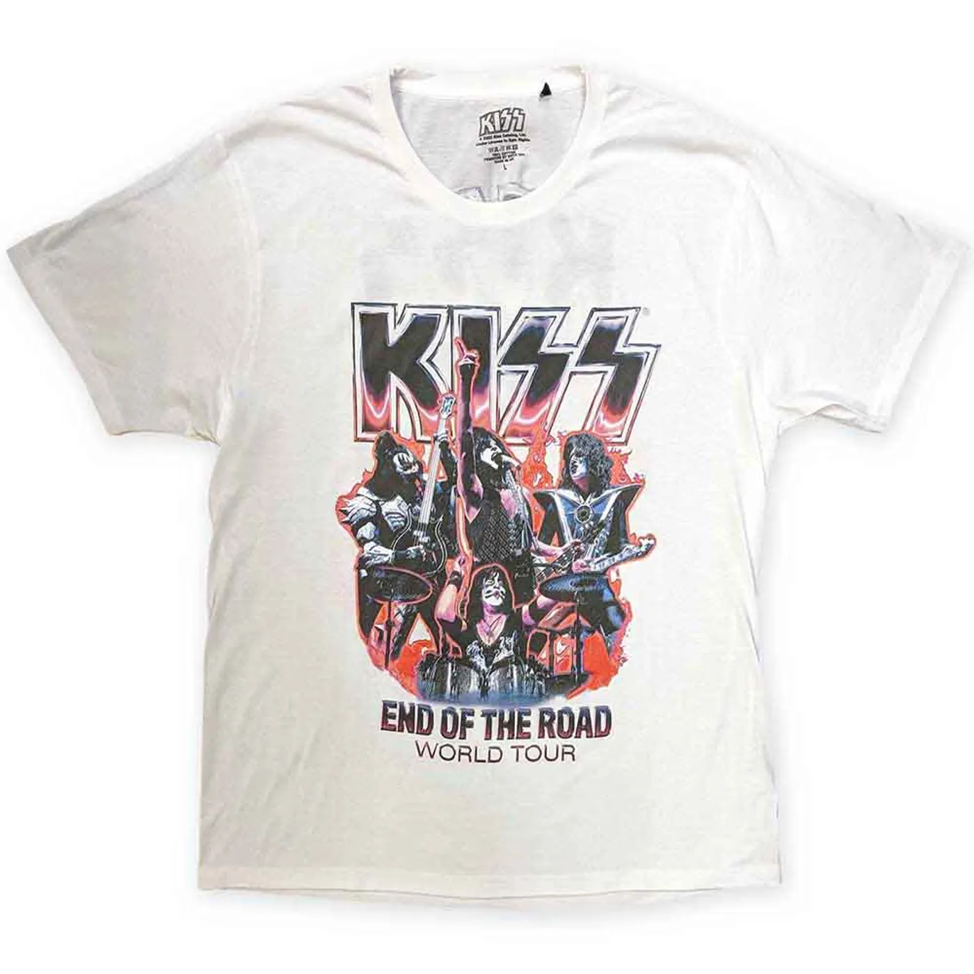 Kiss T Shirt - End Of The Road Band Playing