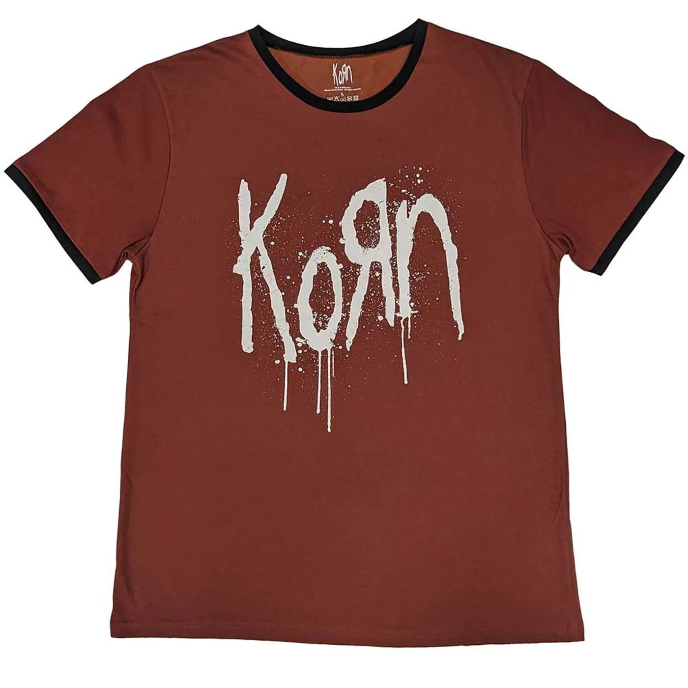Korn T Shirt - Logo Ringer