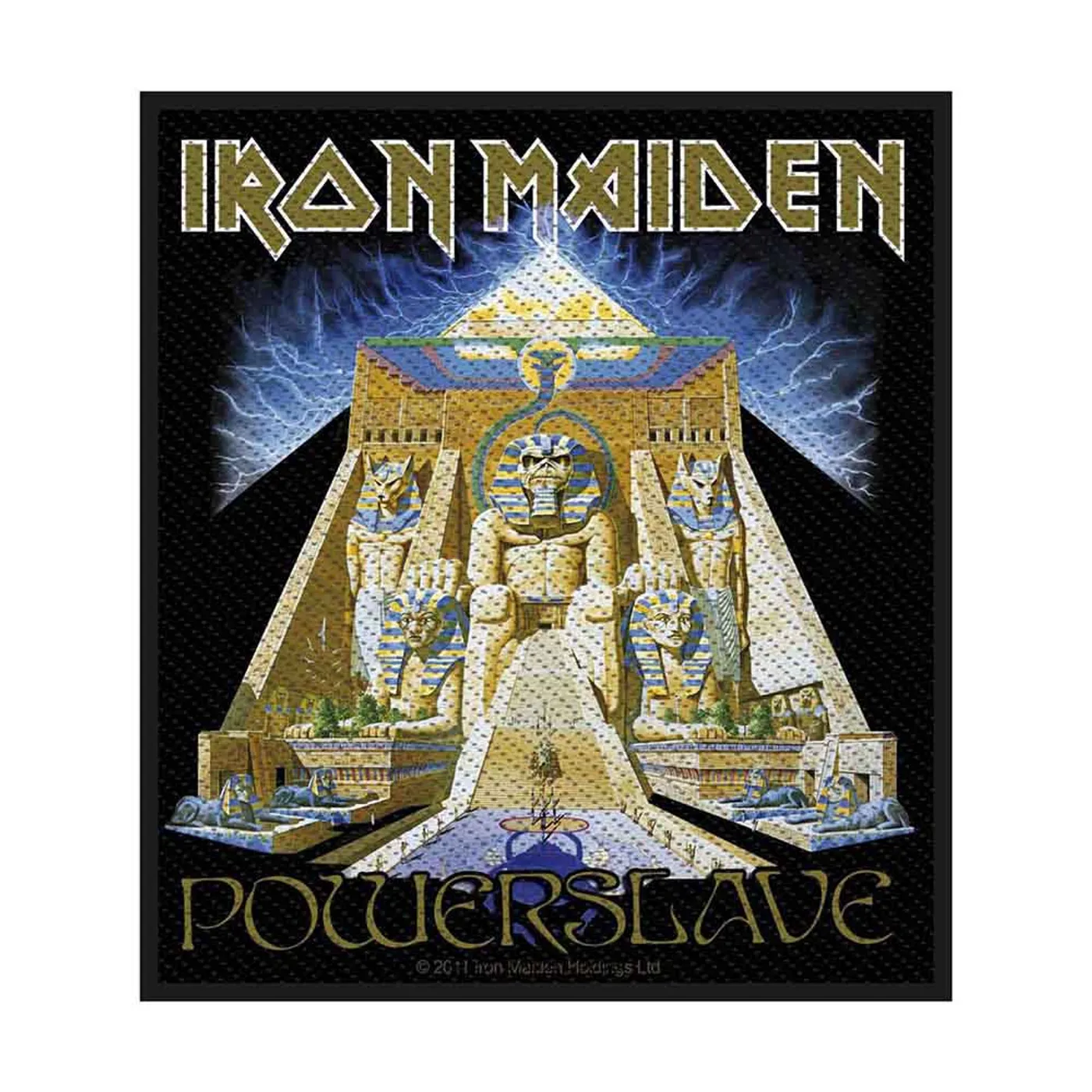 Iron Maiden Patches Woven Sew On - Powerslave