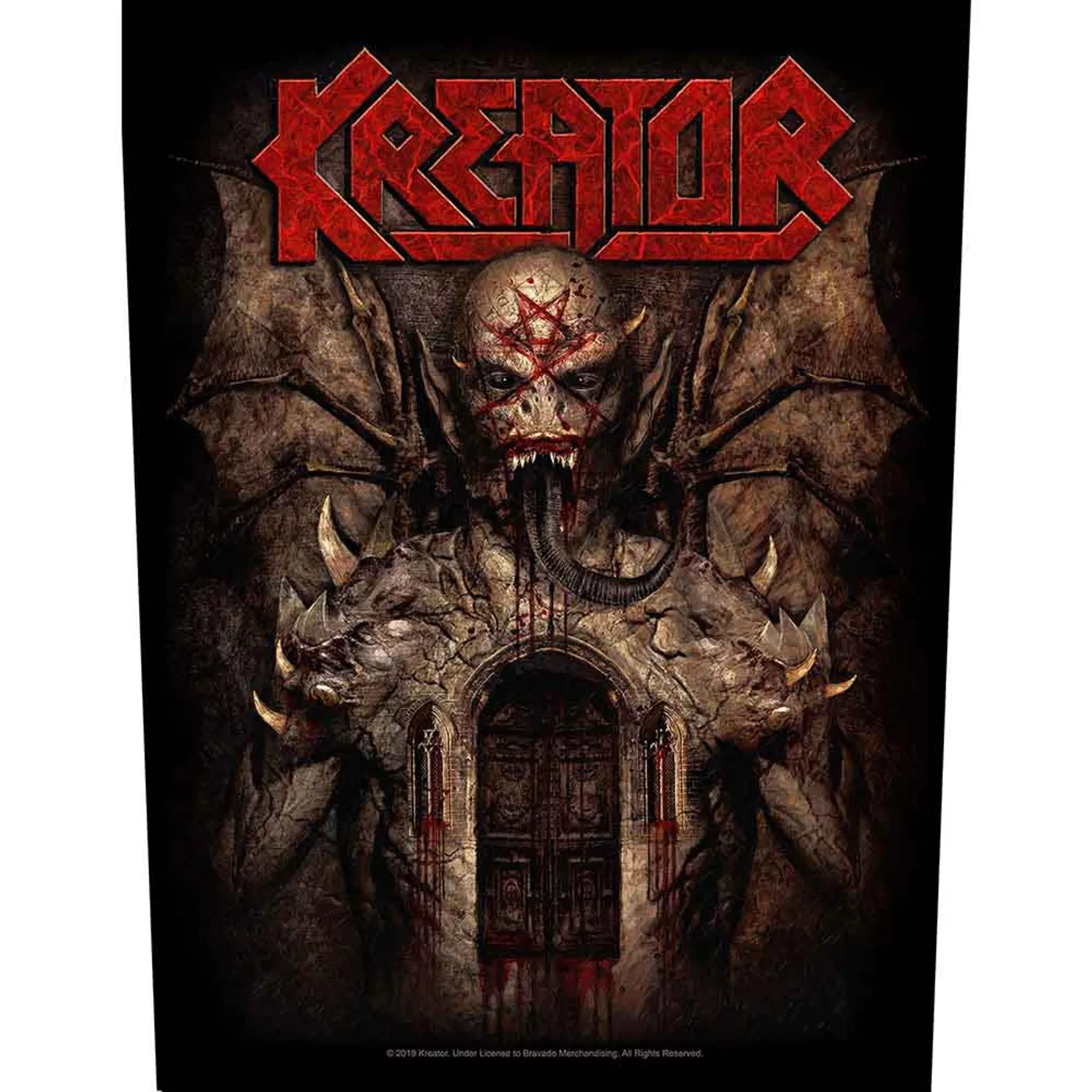 Kreator Patches Woven Sew On - God Of Violence