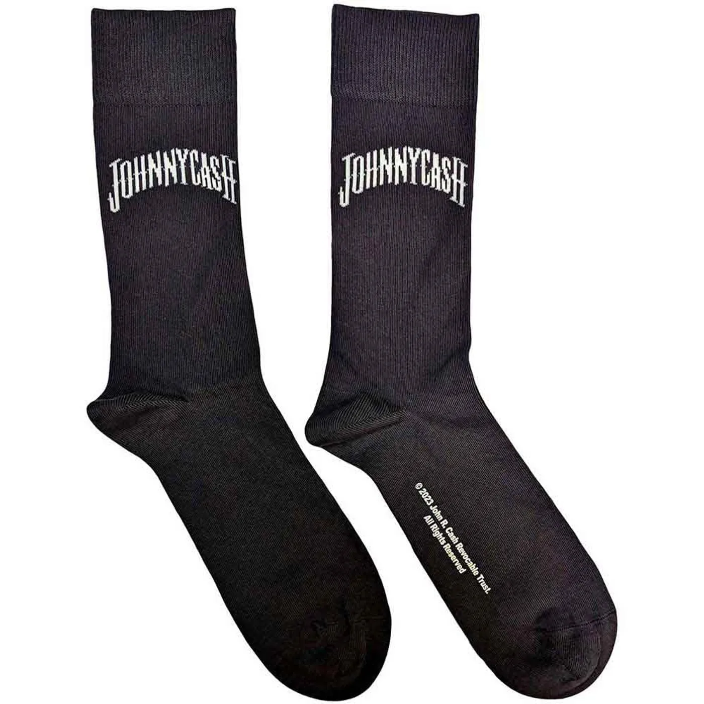 Johnny Cash Ankle Socks - Man In Black Logo