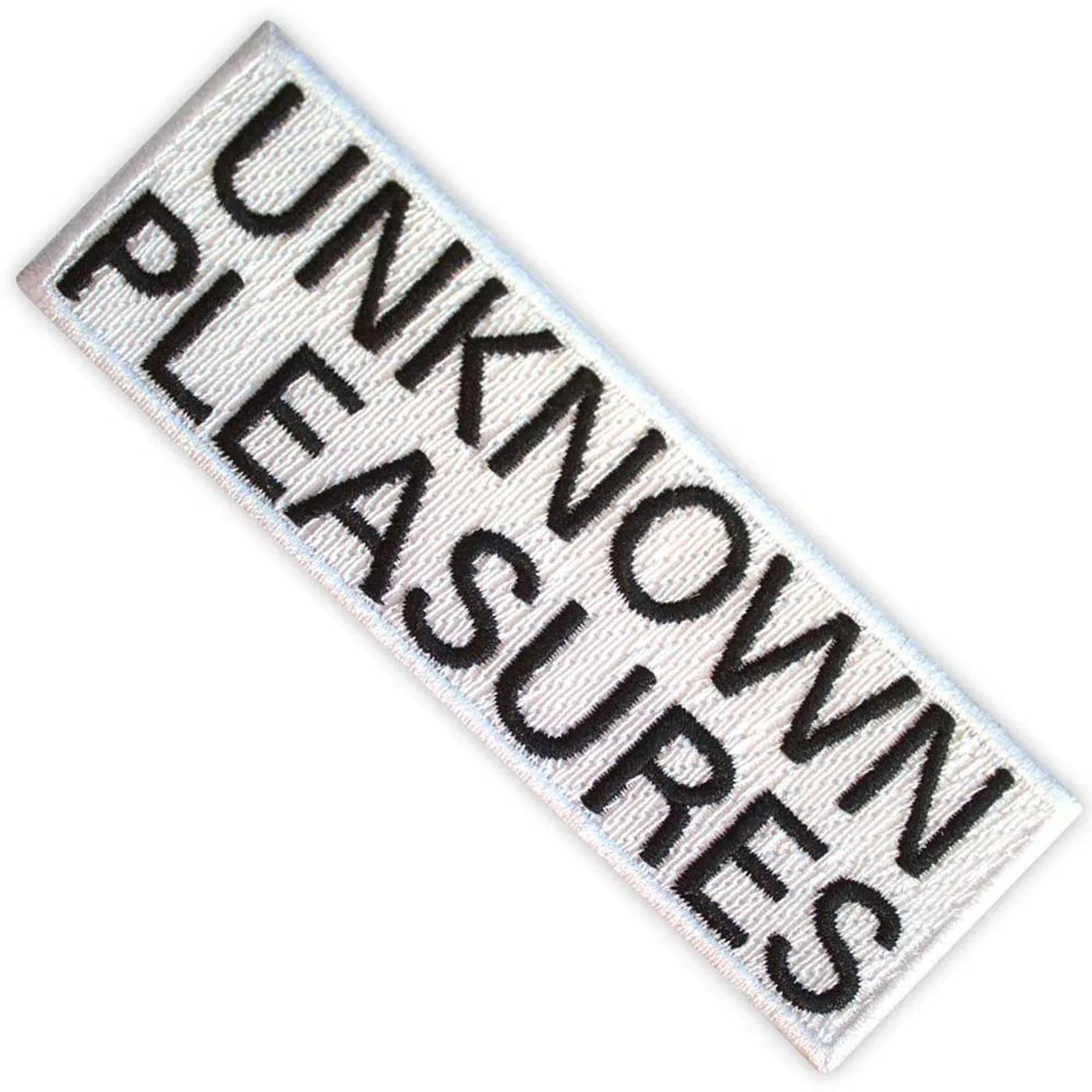 Joy Division Patches Iron On - Unknown Pleasures Text