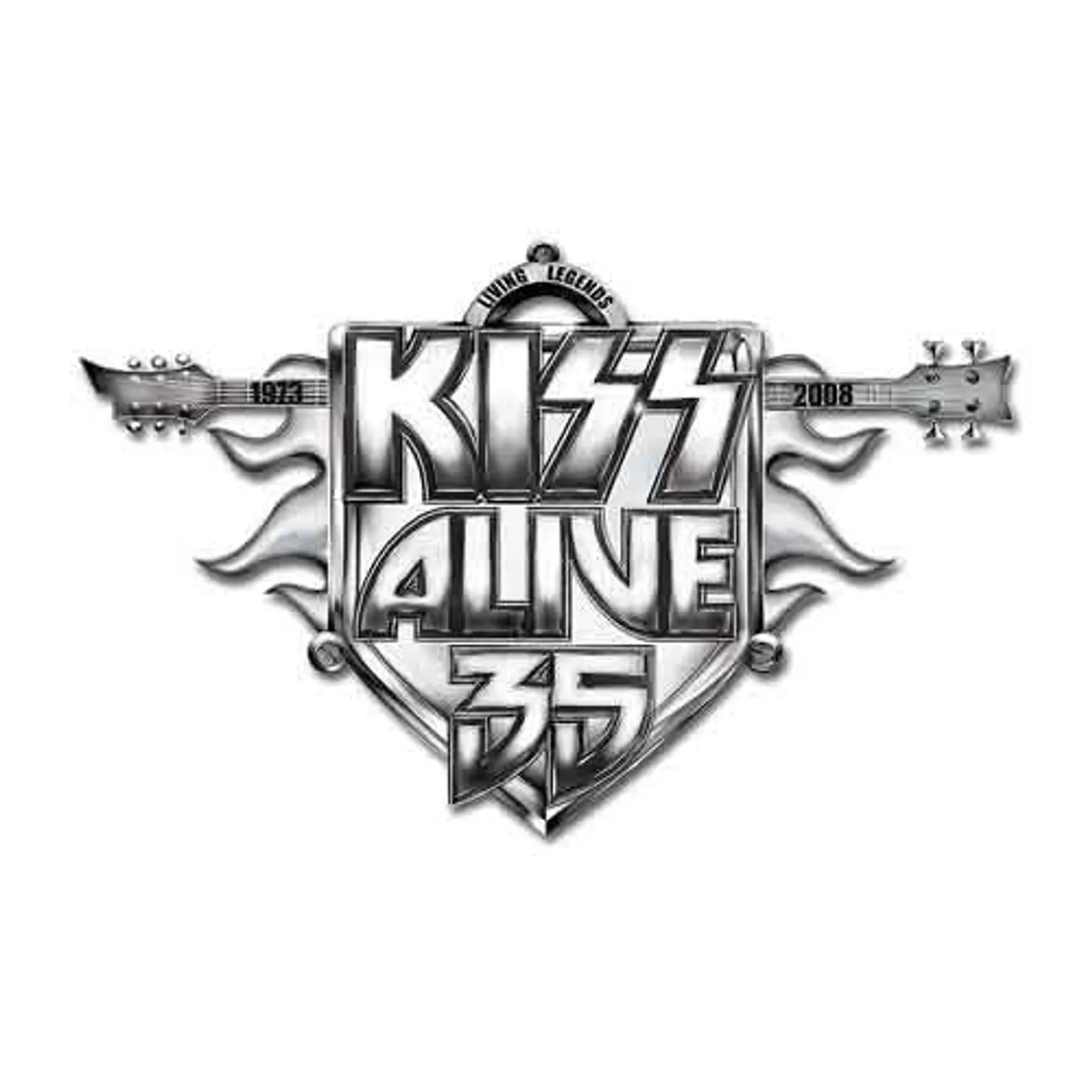 Kiss Pin Badge - Alive 35 Tour