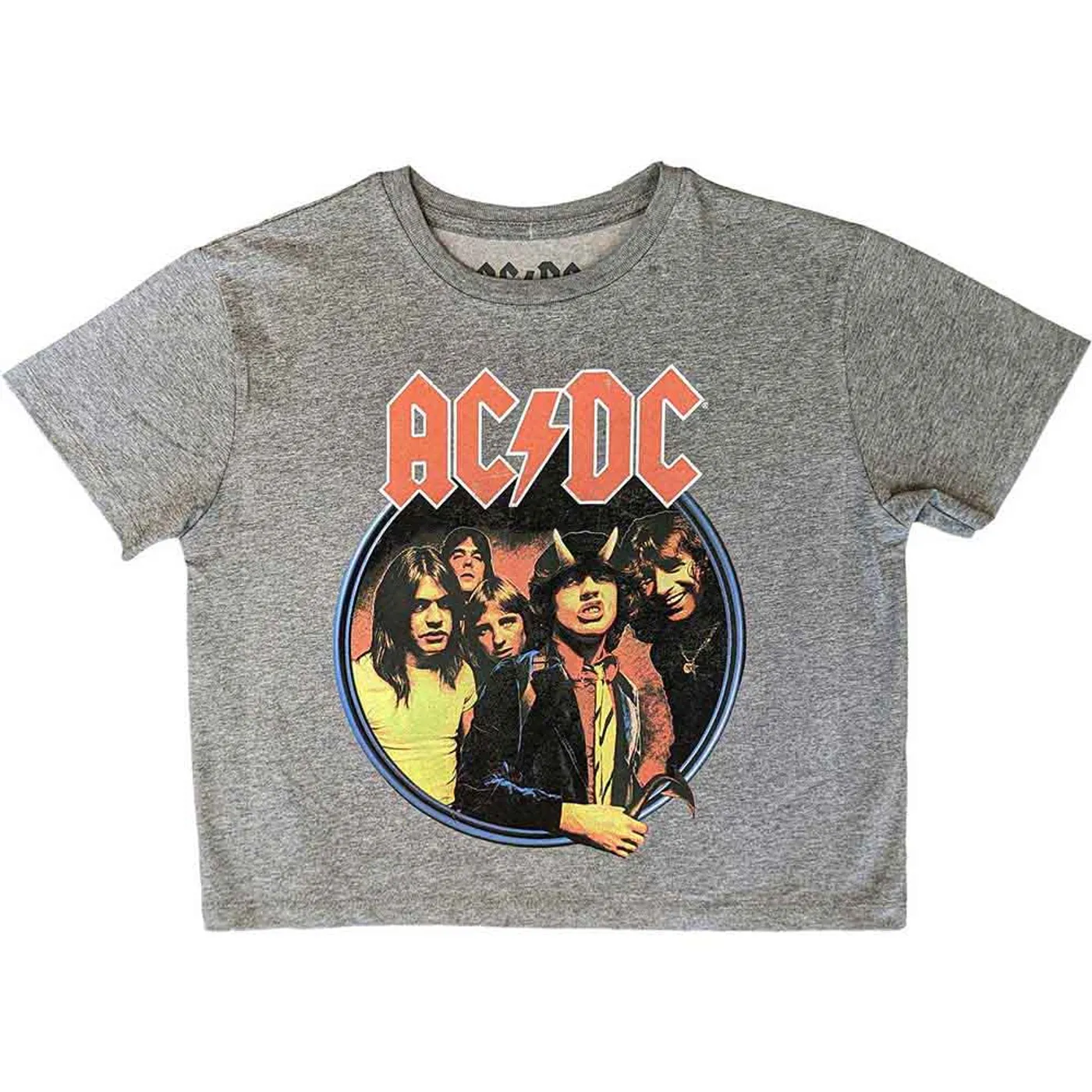 AC/DC Women's Crop Top - Highway To Hell Circle