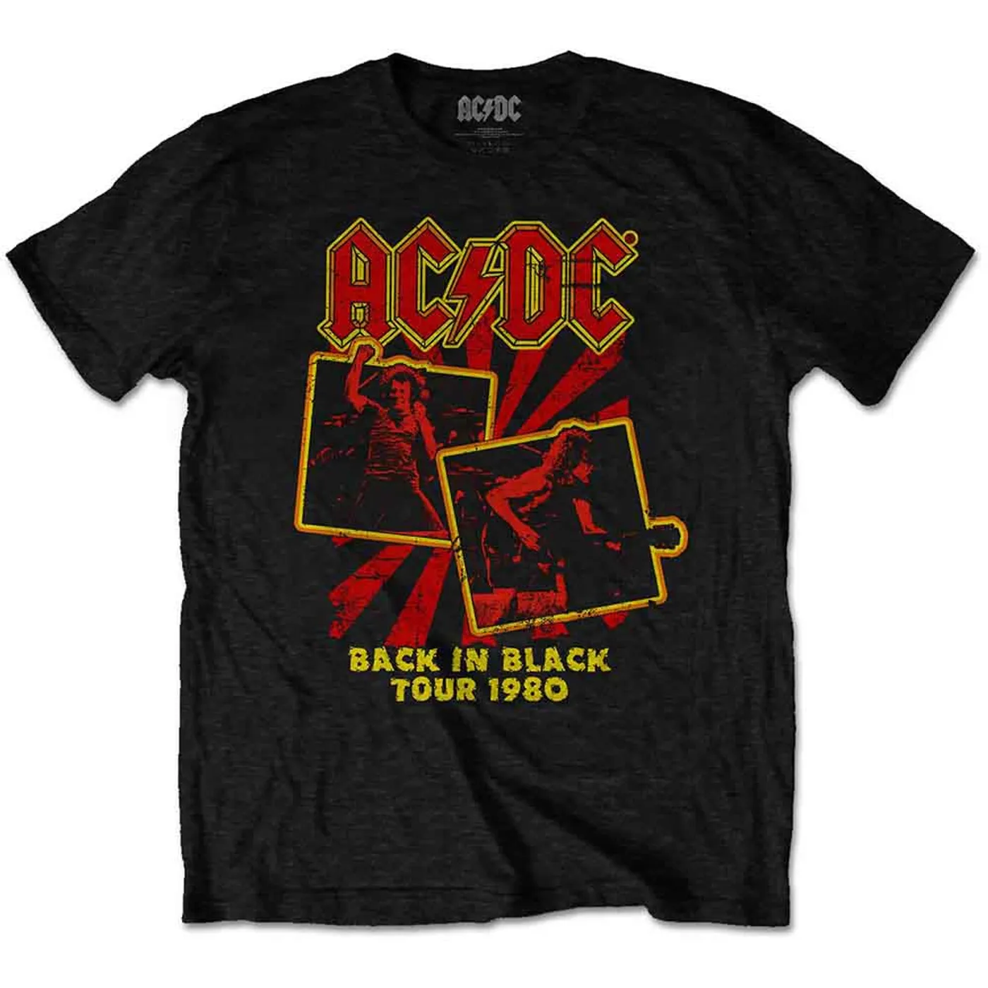 AC/DC T Shirt - Back in Black Tour 1980