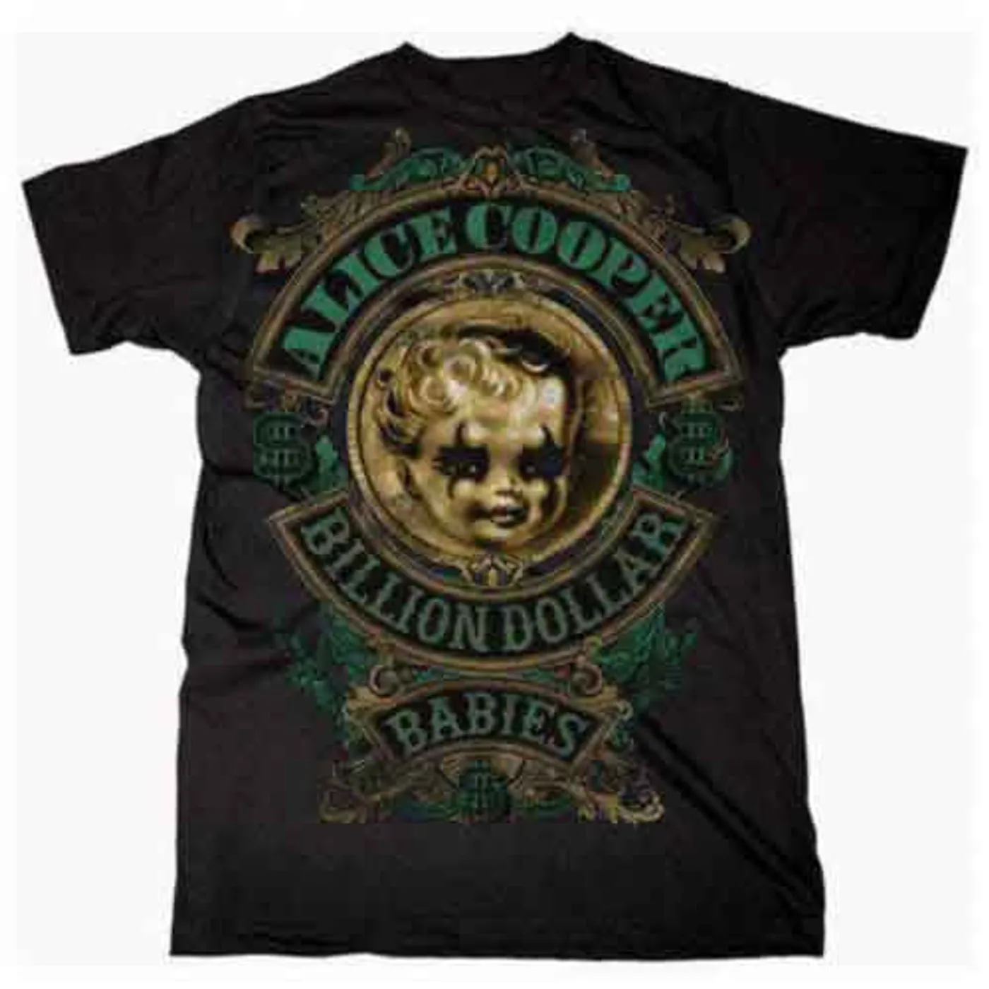 Alice Cooper T Shirt - Billion Dollar Baby Crest