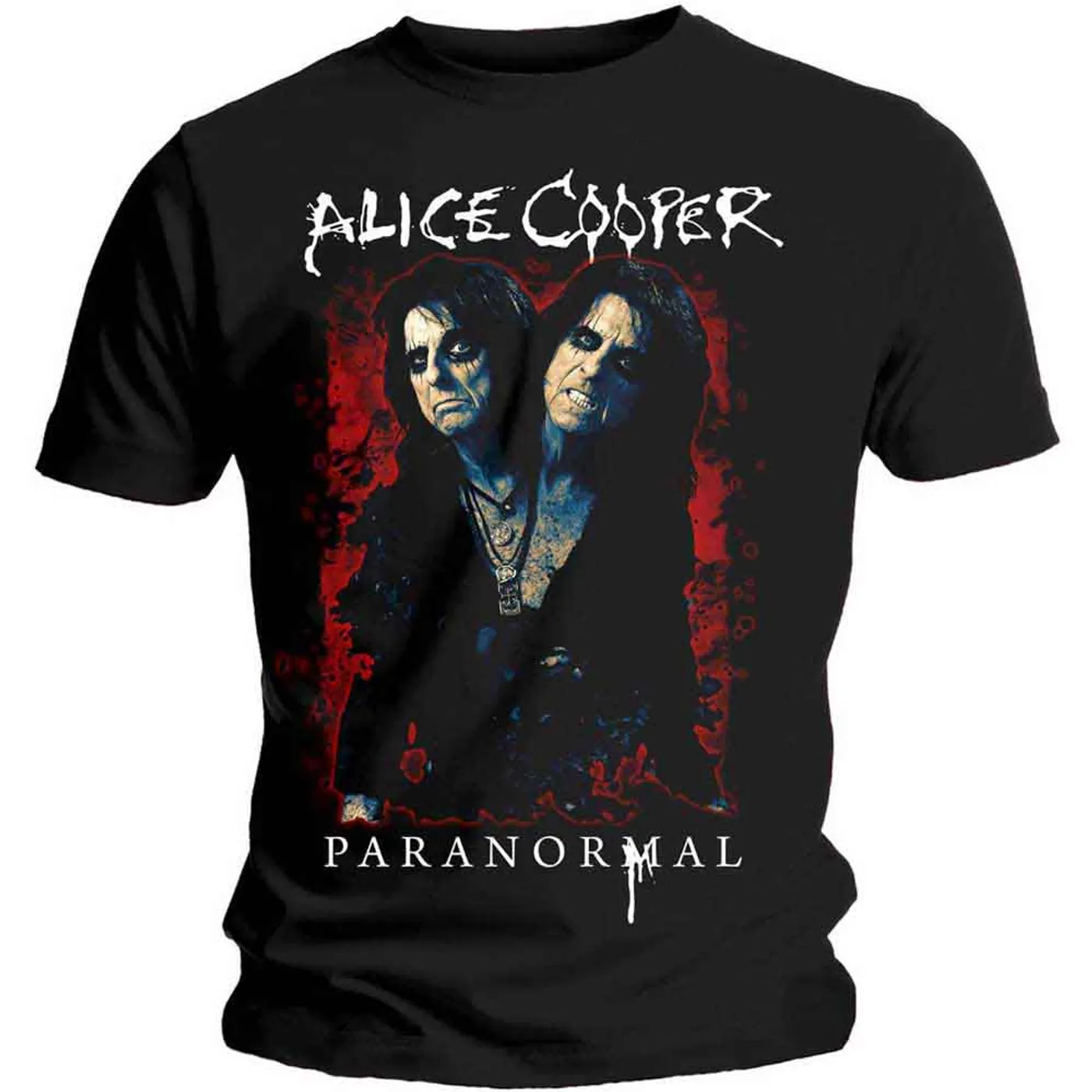 Alice Cooper T Shirt - Paranormal Splatter