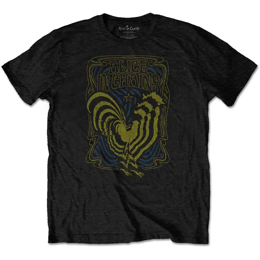T Shirt - Psychedelic Rooster
