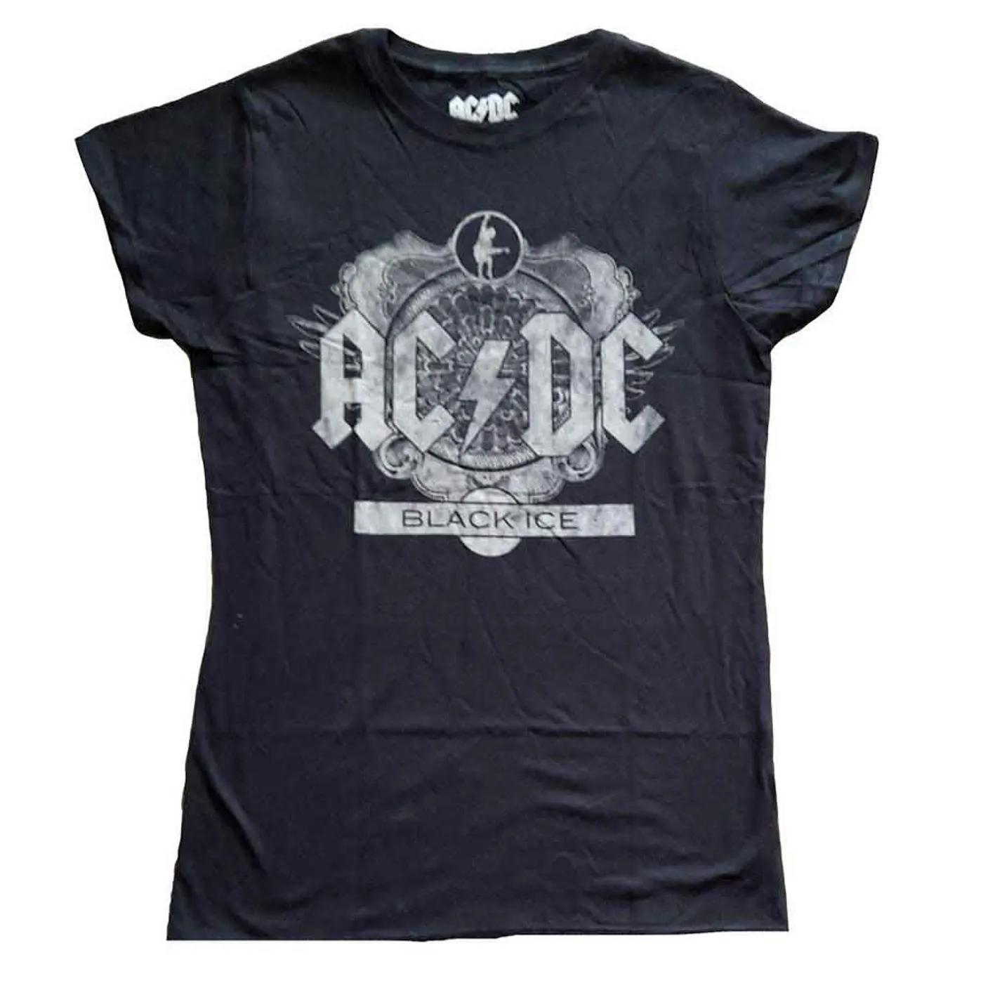 AC/DC Woman's T Shirt - Black Ice