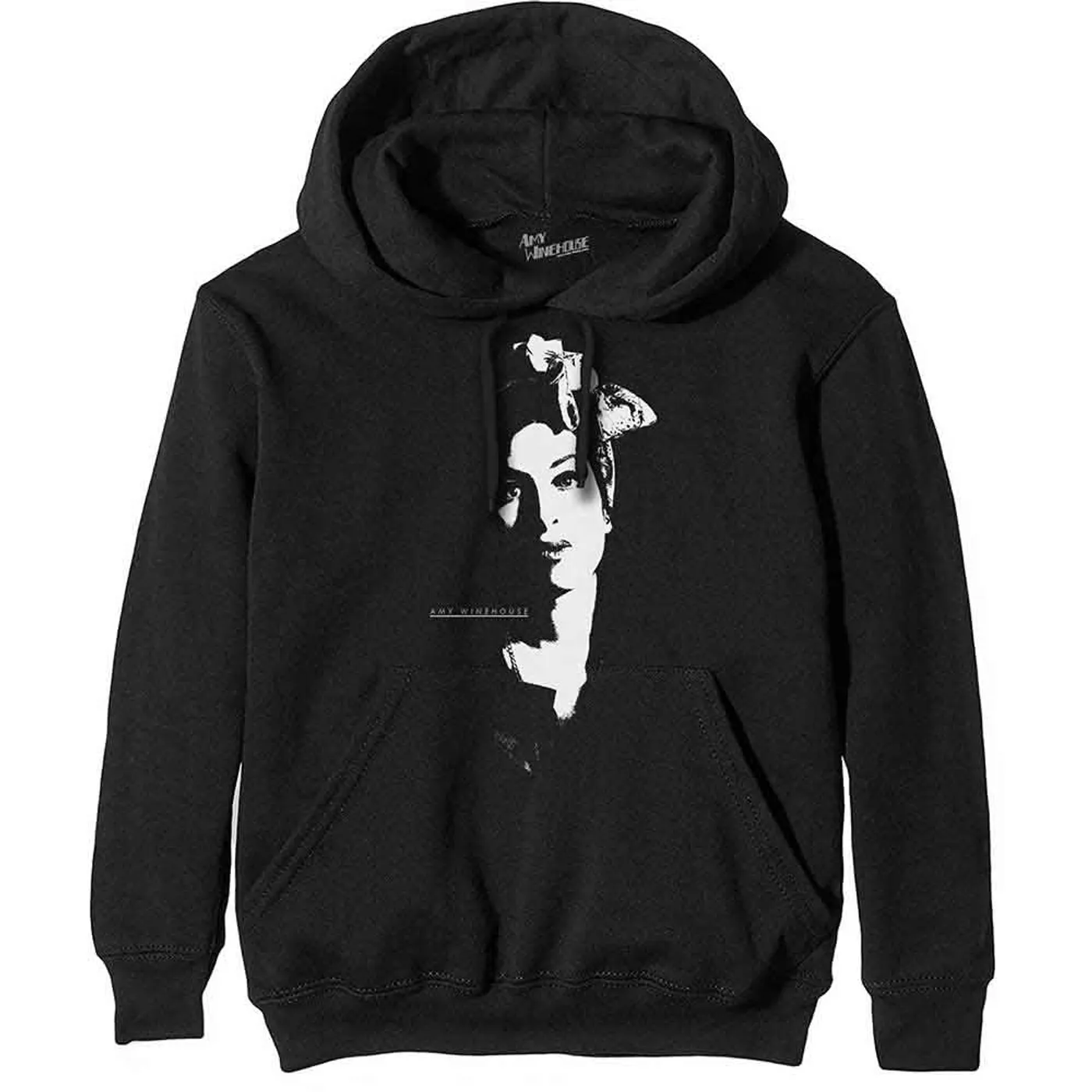 Amy Winehouse Pullover Hoodie - Scarf Portrait