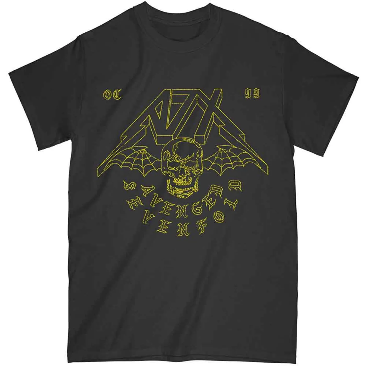 Avenged Sevenfold T Shirt - Webbed Wings