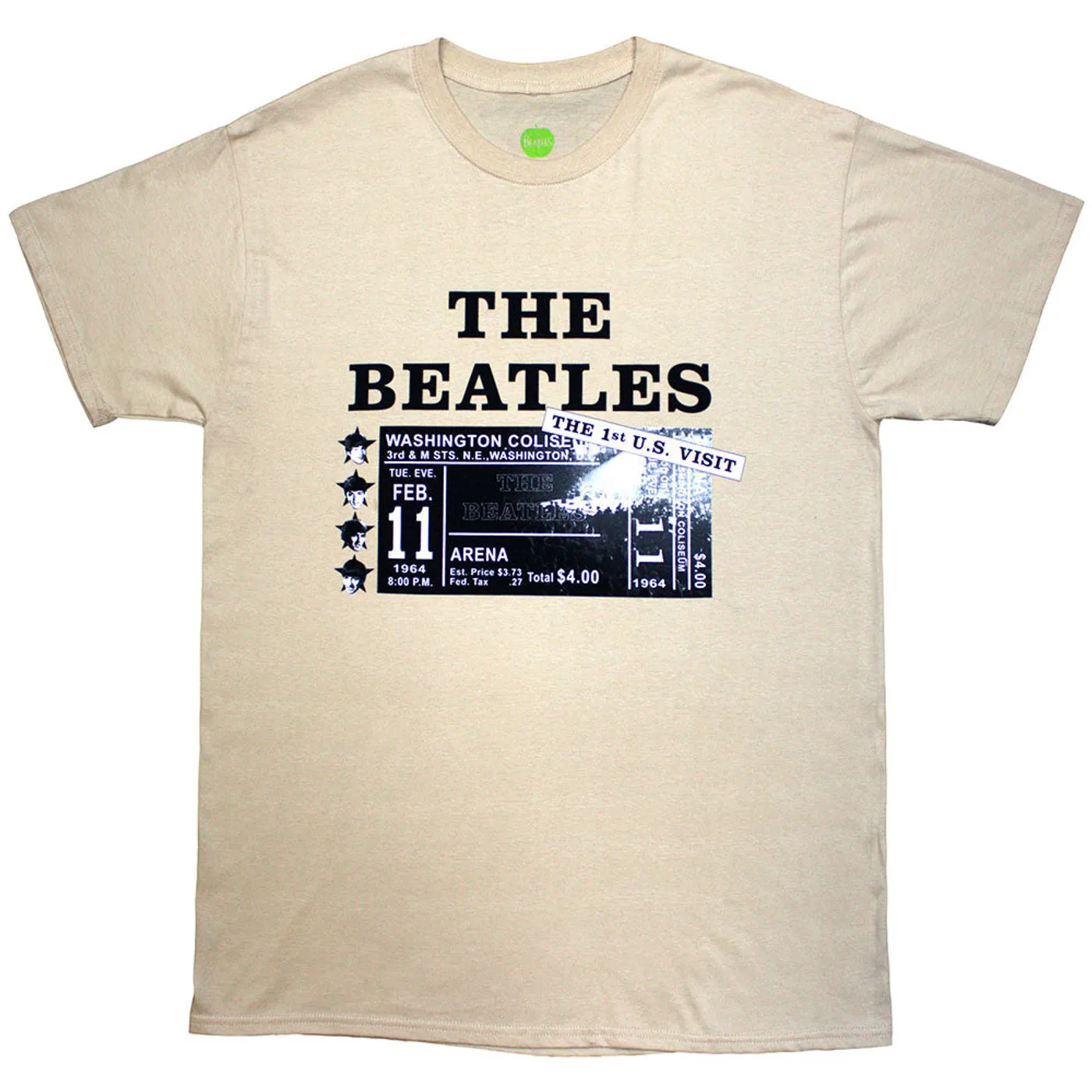 The Beatles T Shirt - Washington '64 Promo & Setlist