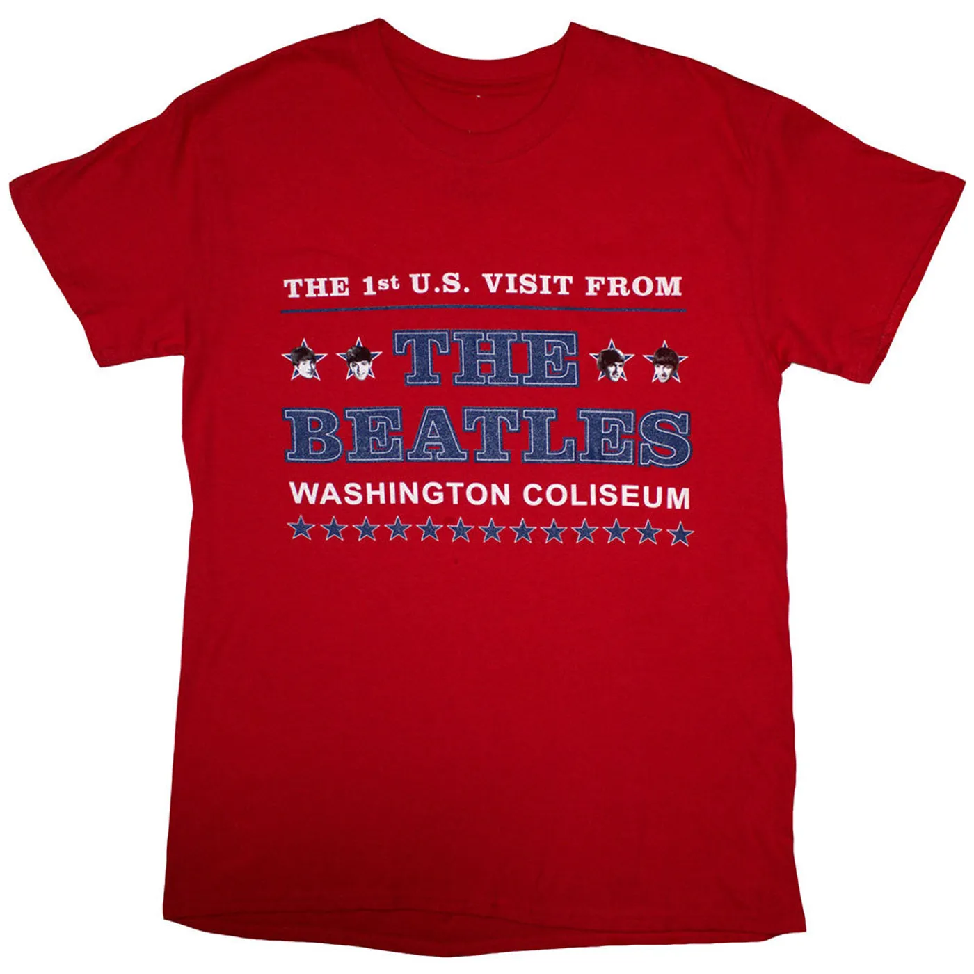 The Beatles T Shirt - Washington '64 Stars Setlist