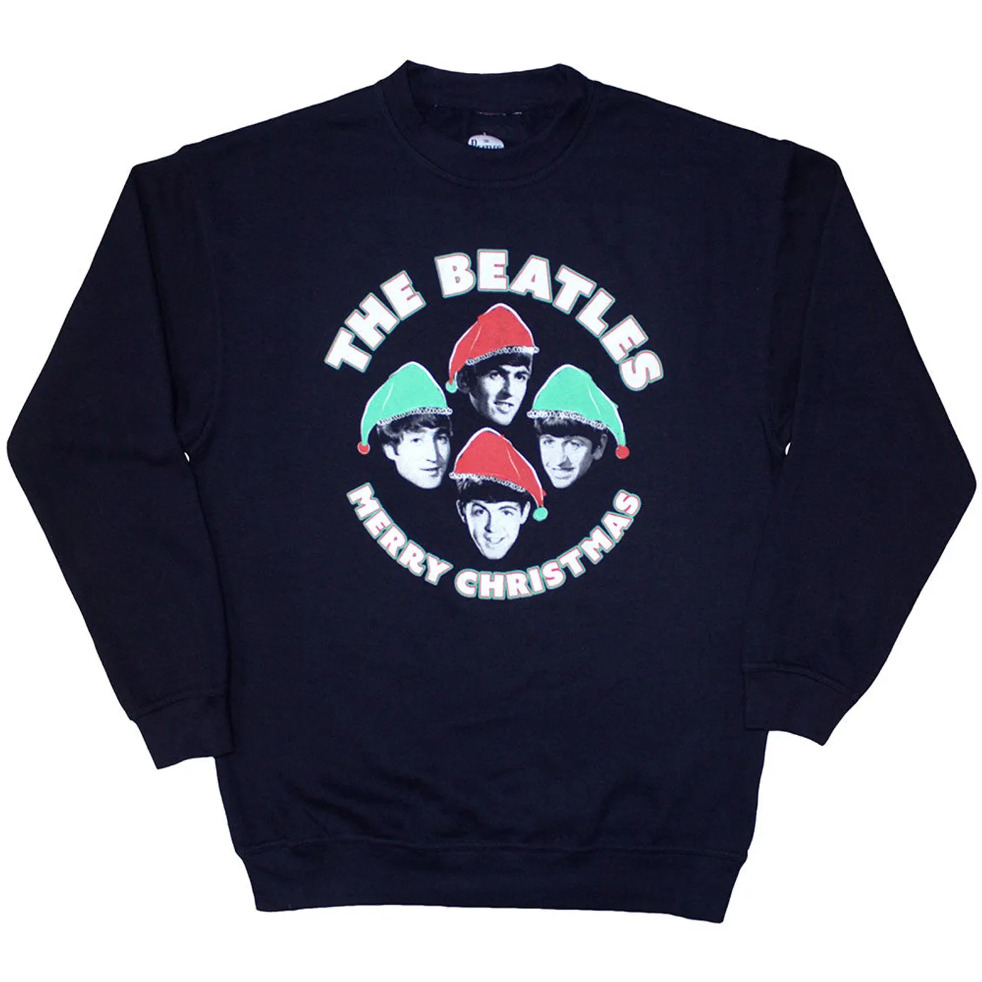 The Beatles Sweatshirt - Xmas Hats