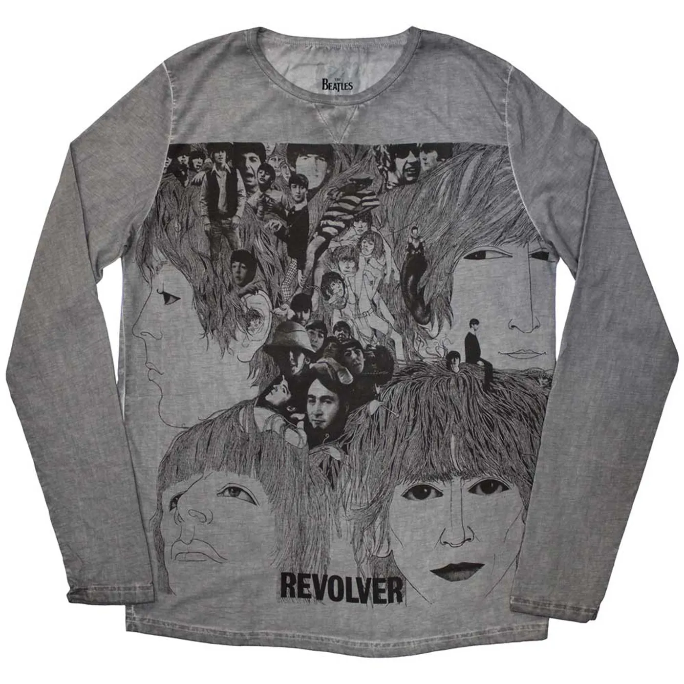 The Beatles Sweatshirt - Revolver Stone Wash