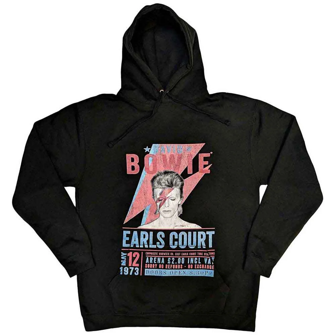 David Bowie Pullover Hoodie - Earls Court '73