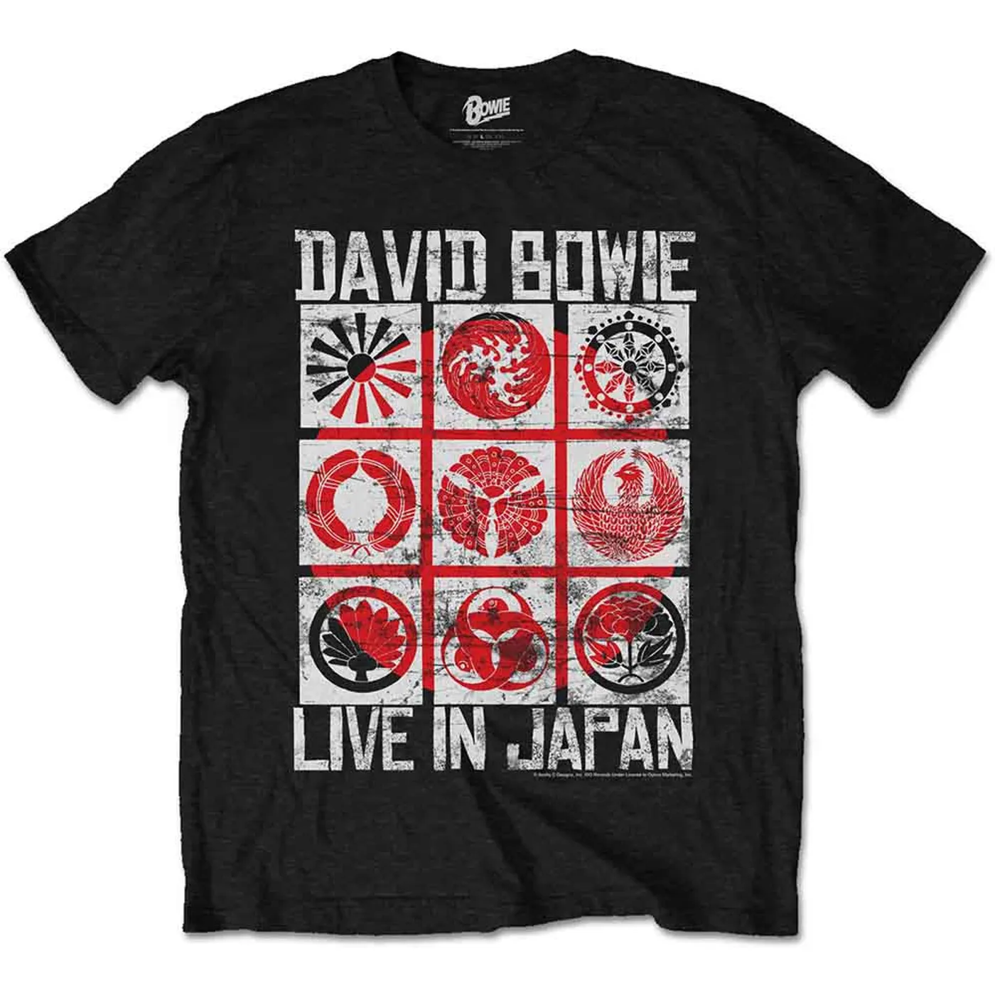David Bowie T Shirt - Live In Japan